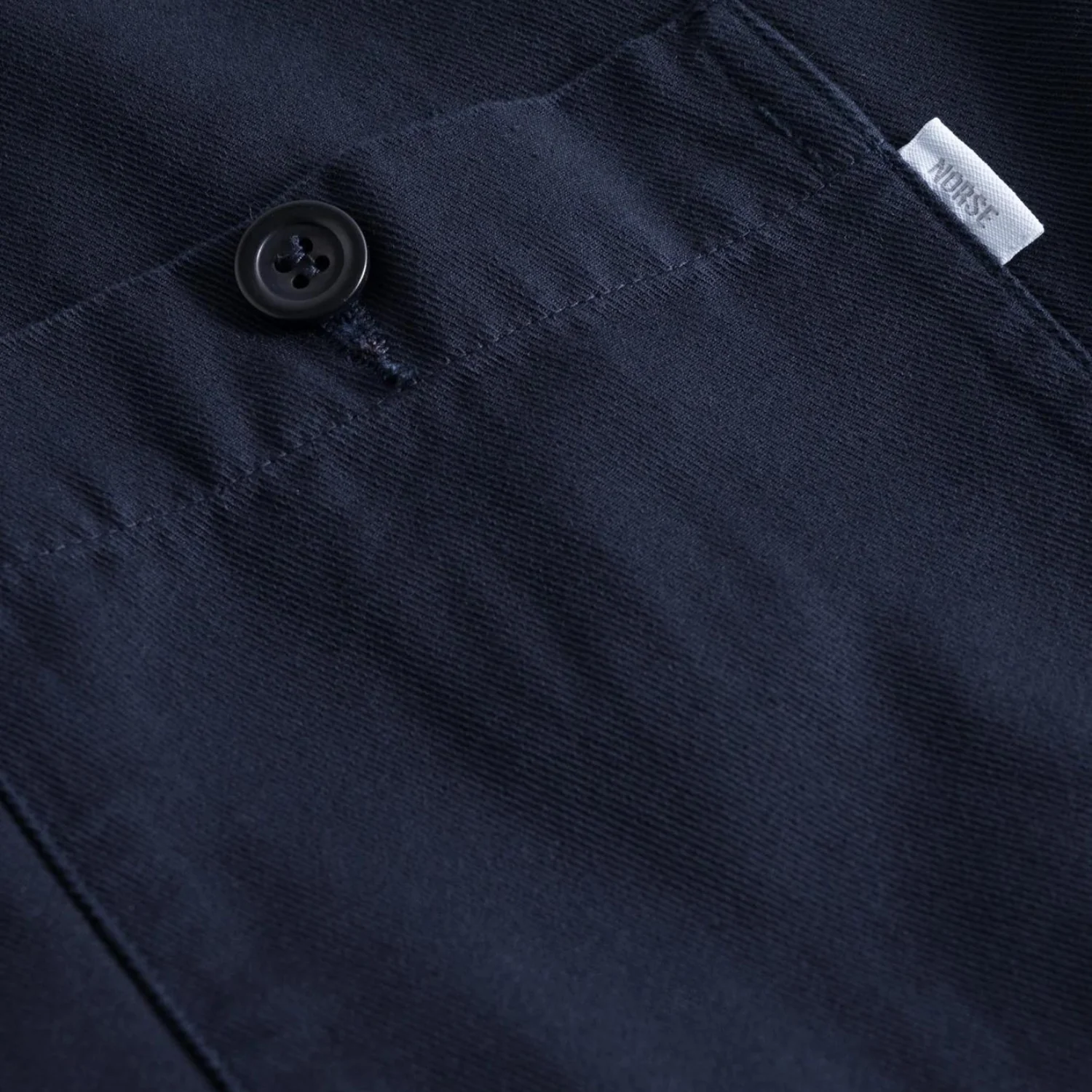 Norse Standard Twill Overshirt - Dark Navy - Image 3