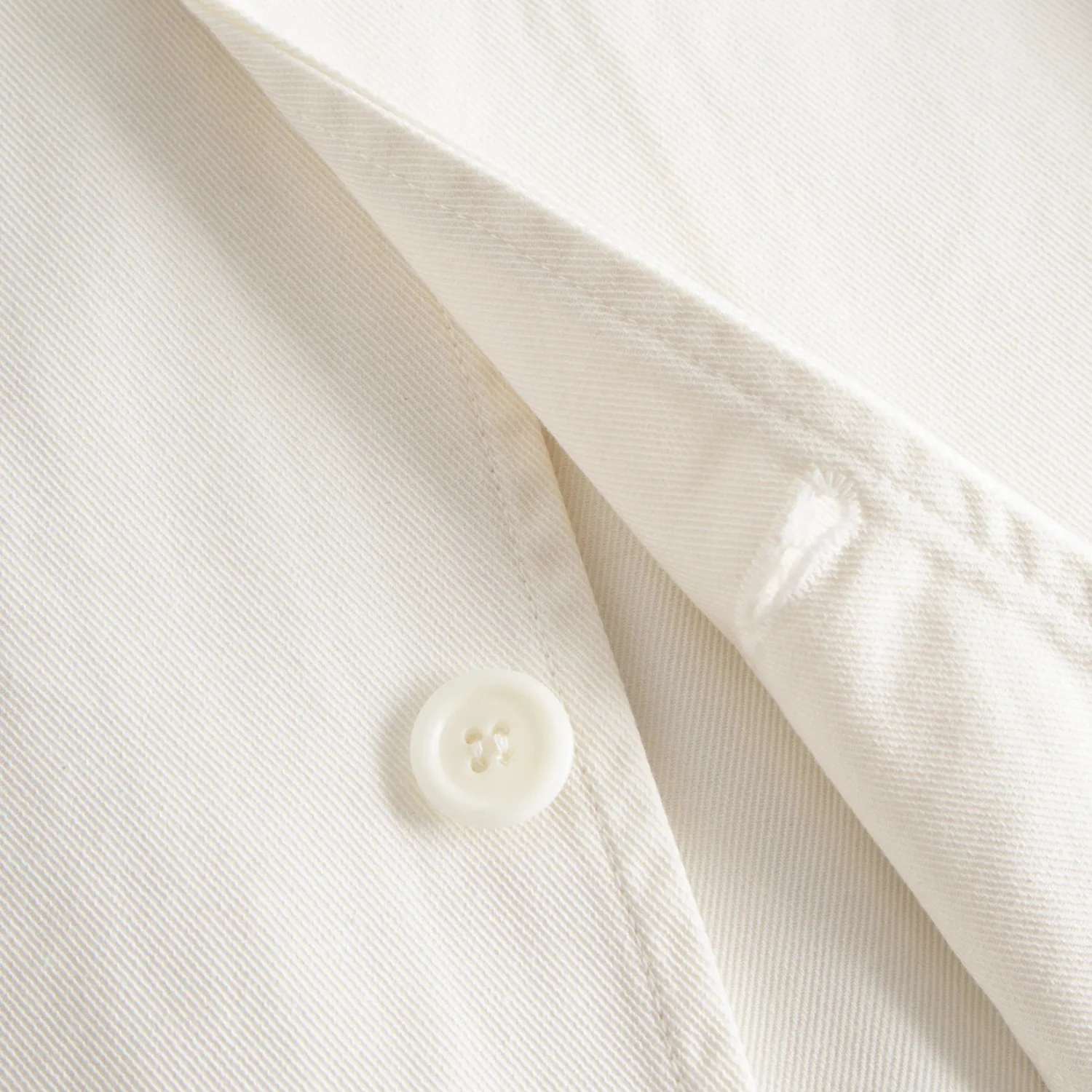 Norse Standard Twill Overshirt - Ecru - Image 4