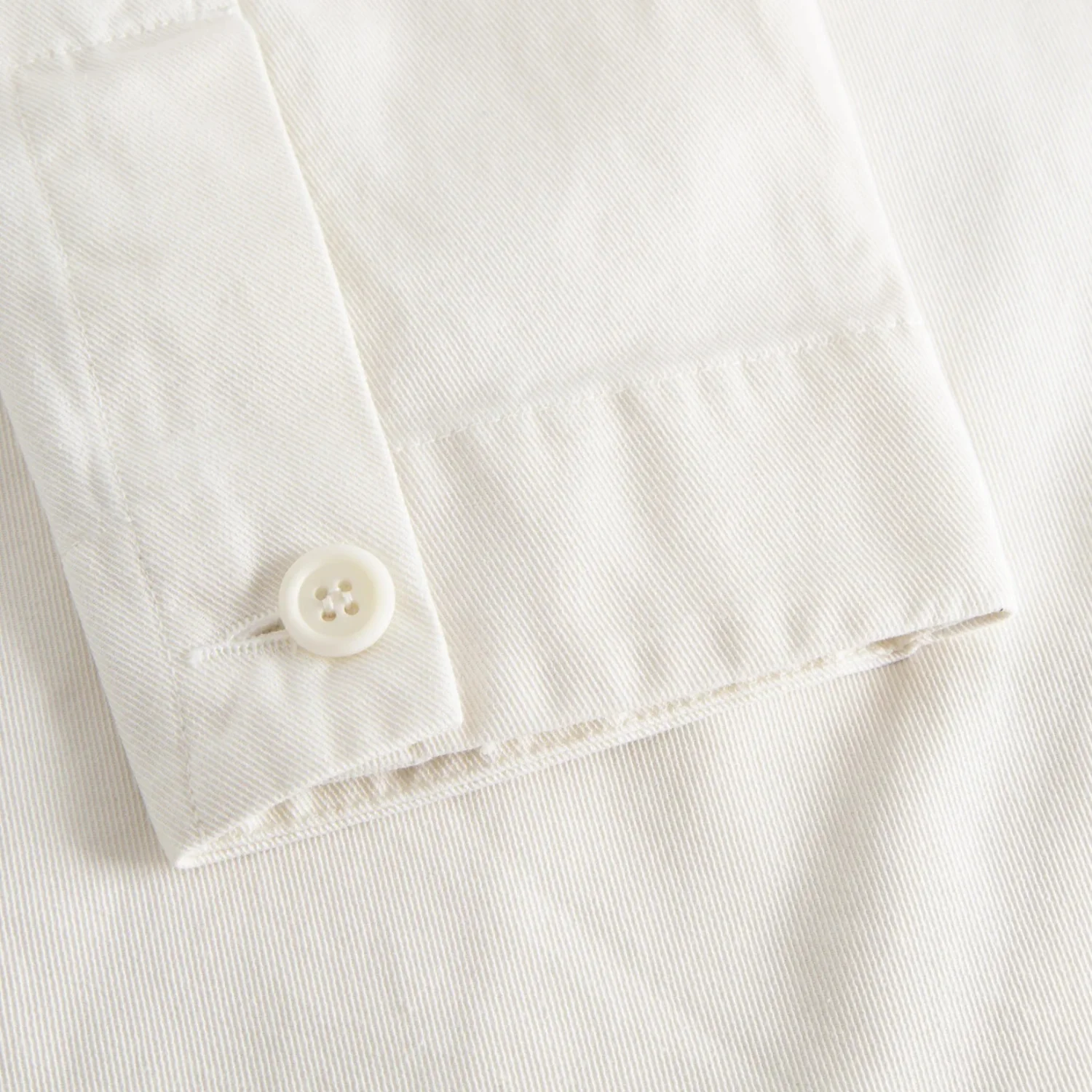 Norse Standard Twill Overshirt - Ecru - Image 5