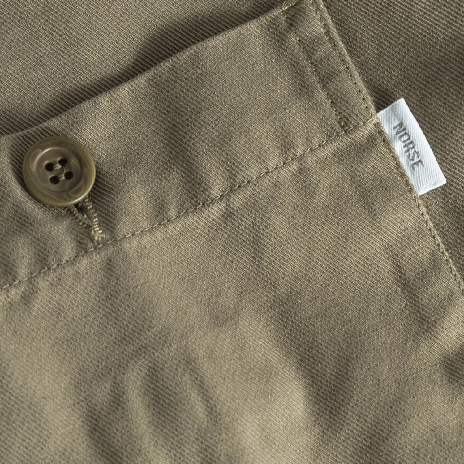 Norse Standard Twill Overshirt - Sediment Green - Image 4