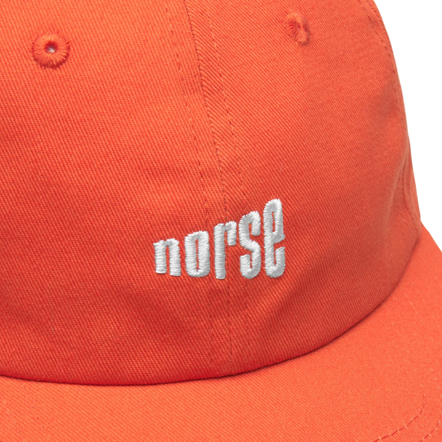 NORSE Twill 6-Panel Cap - Blood Orange - Image 2