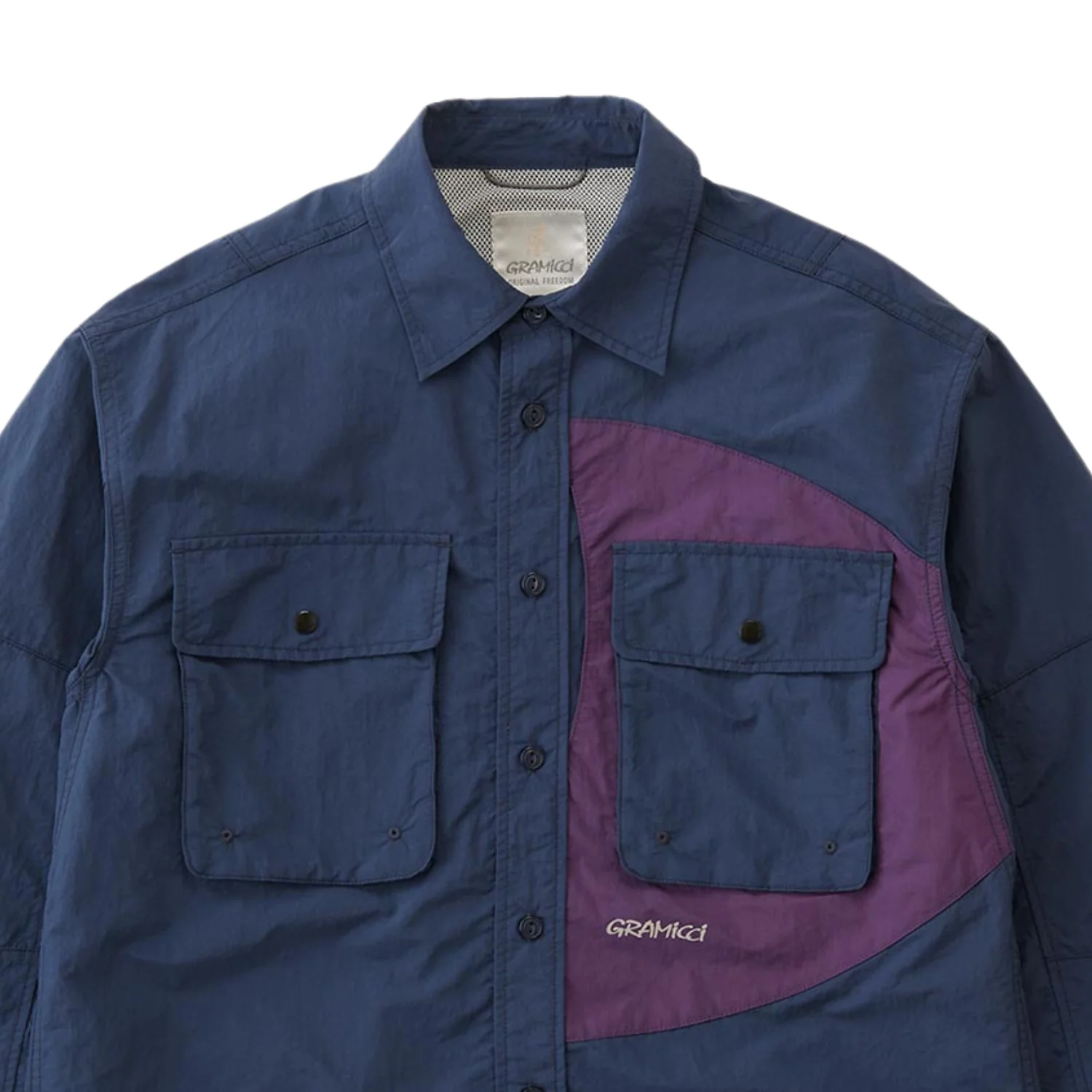 Nylon Brentwood Shirt - Deep Navy - Image 2