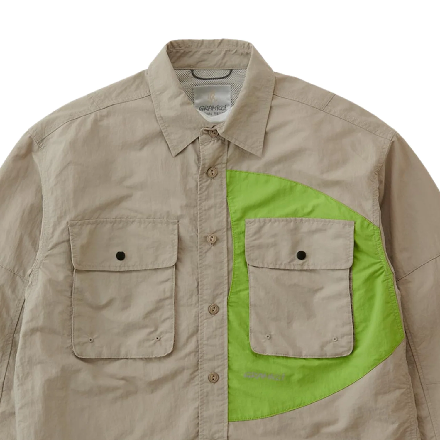 Nylon Brentwood Shirt - Dune - Image 2
