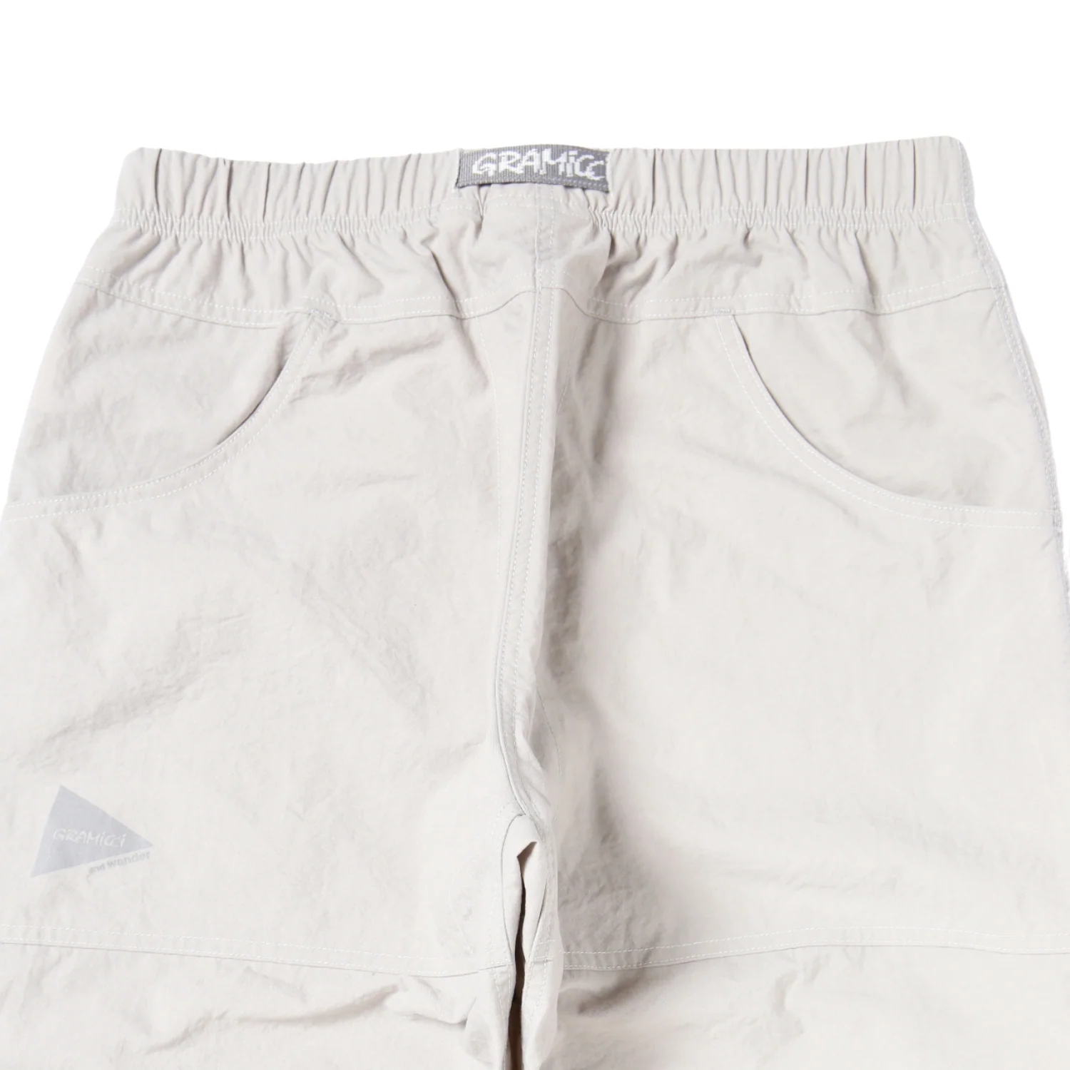 Gramicci x and wander Nylon Double Knee Pant - Light Grey - Image 12