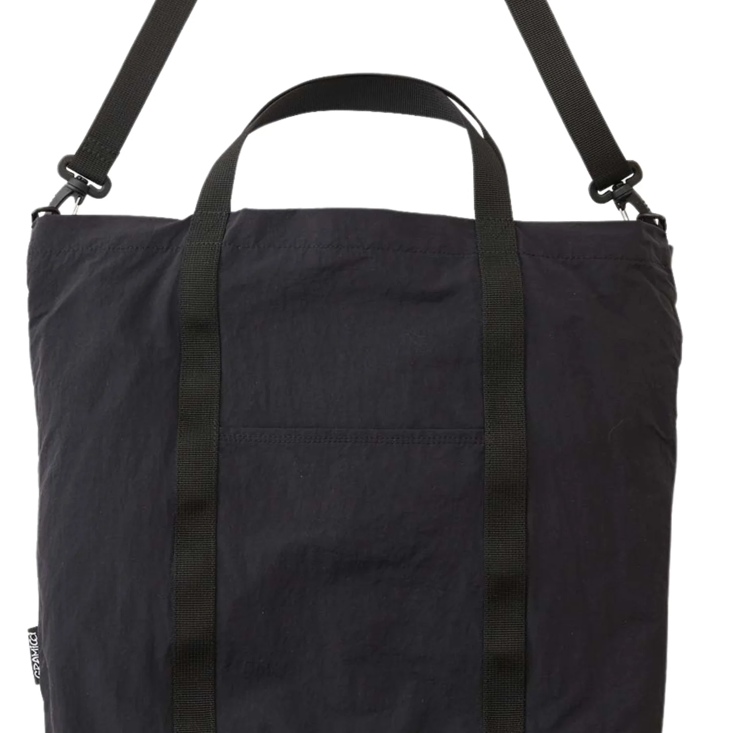 Nylon Packable Explorer Tote - Black - Image 2