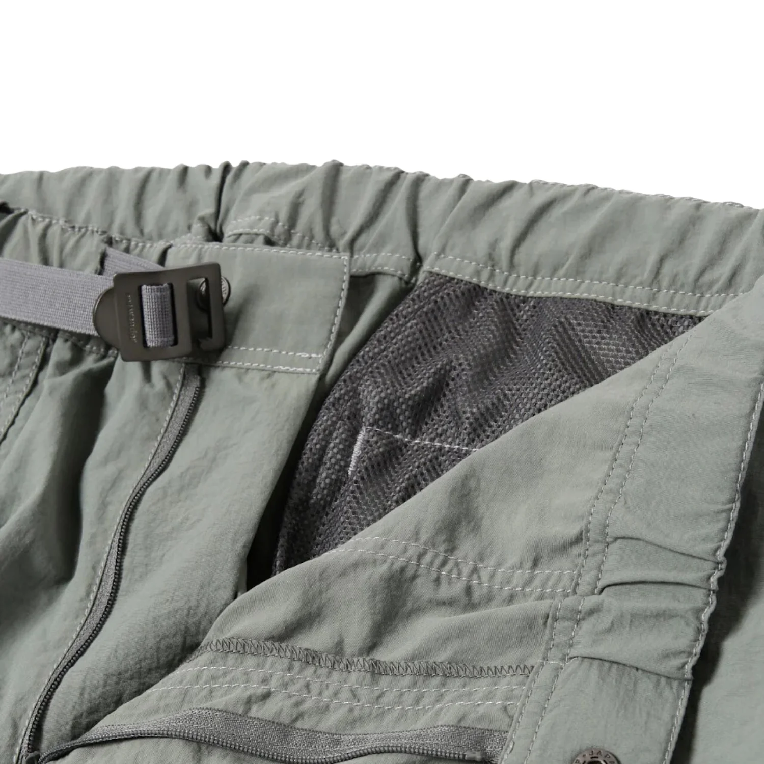 Nylon Taffeta Hiker 2way Pants - Light Moss - Image 4