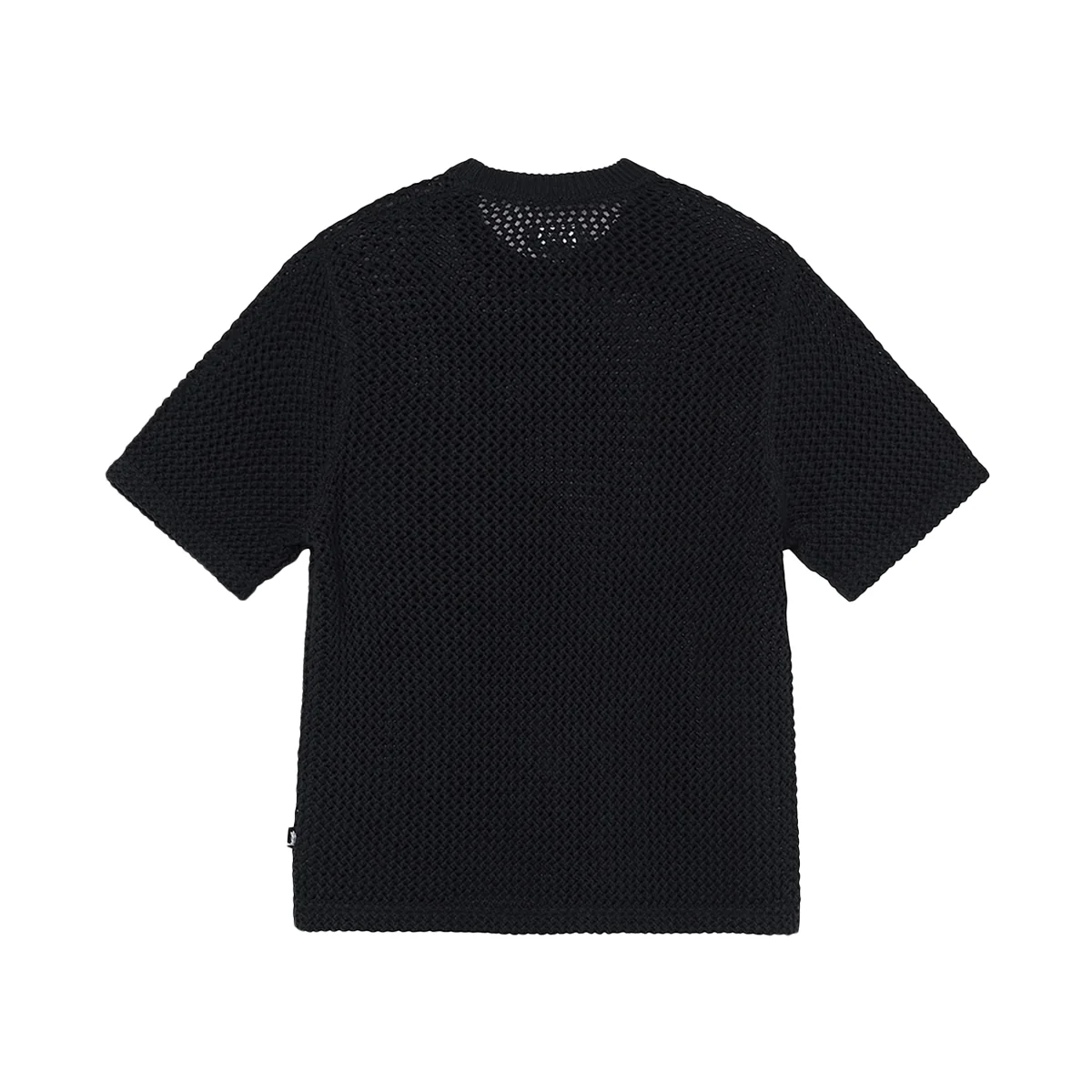 O'Dyed Mesh Crew - Solid Black - Image 2