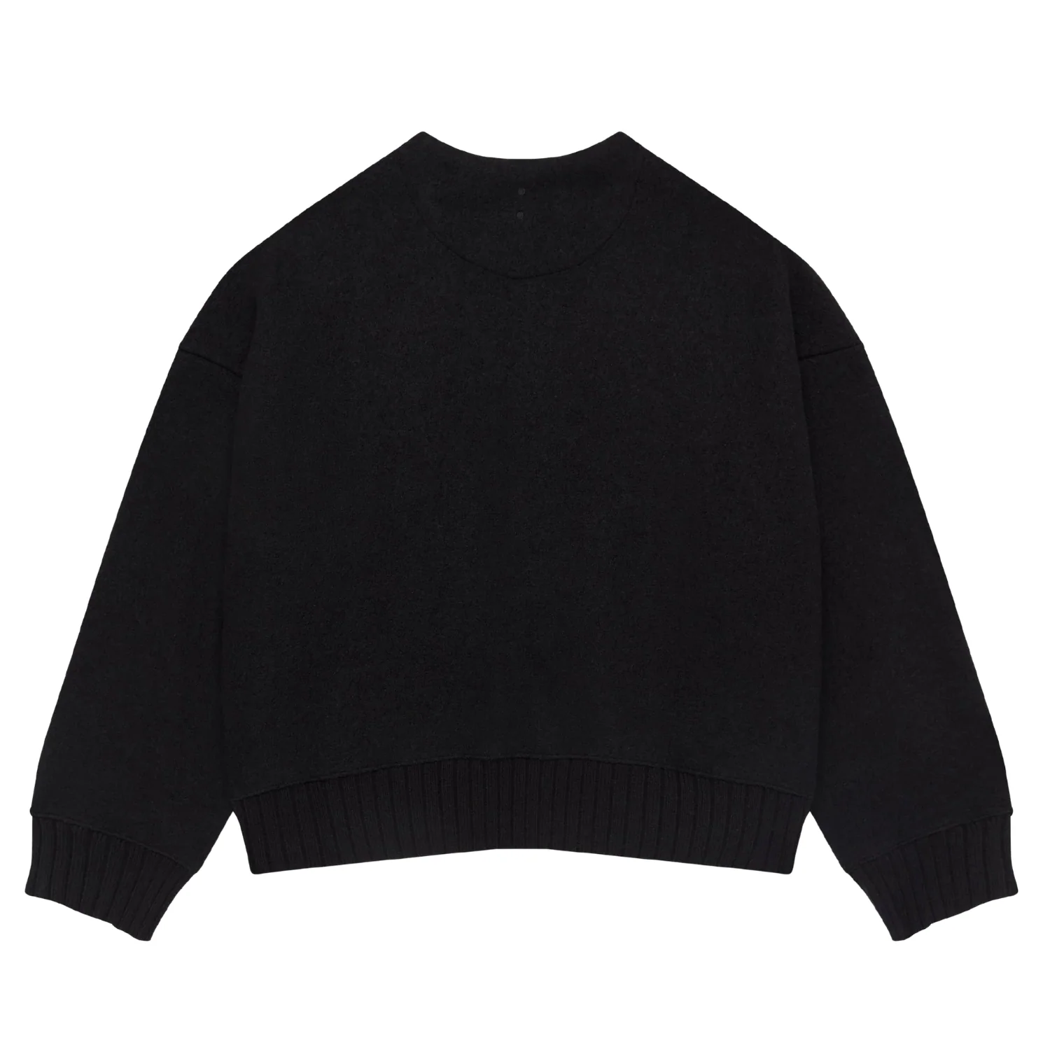 OG Cropped Wool Cardigan - Black - Image 2