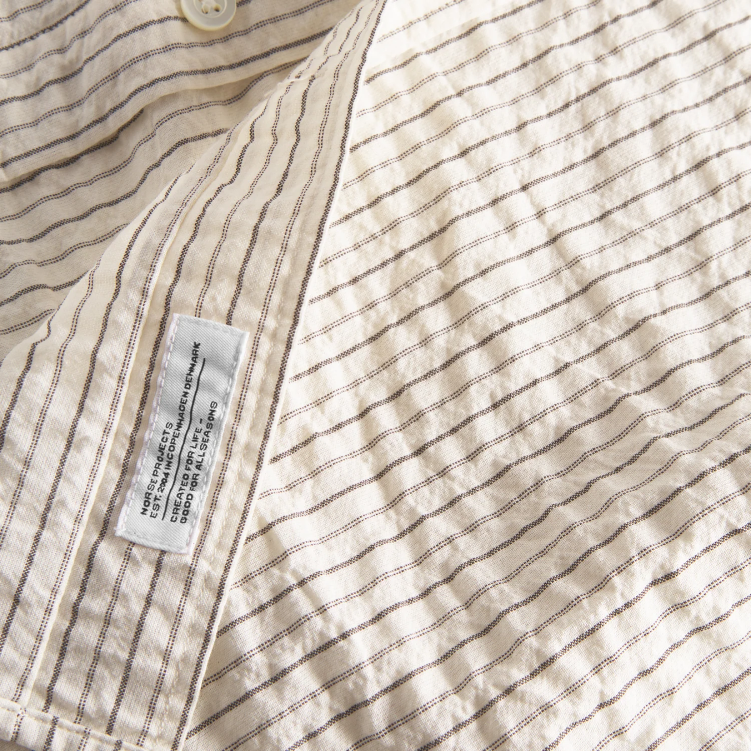 Ole Oversized Striped Shirt - Chestnut - Image 4