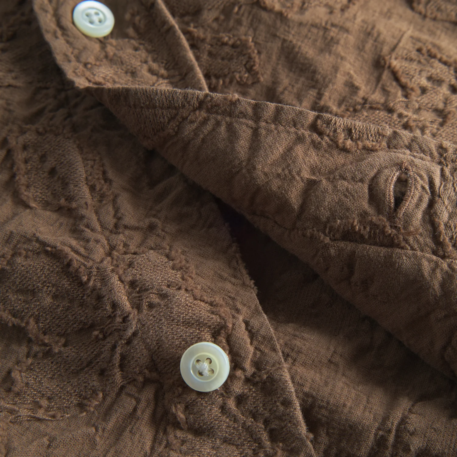 Ole Oversized Fil Coupe SS Shirt - Chestnut - Image 4