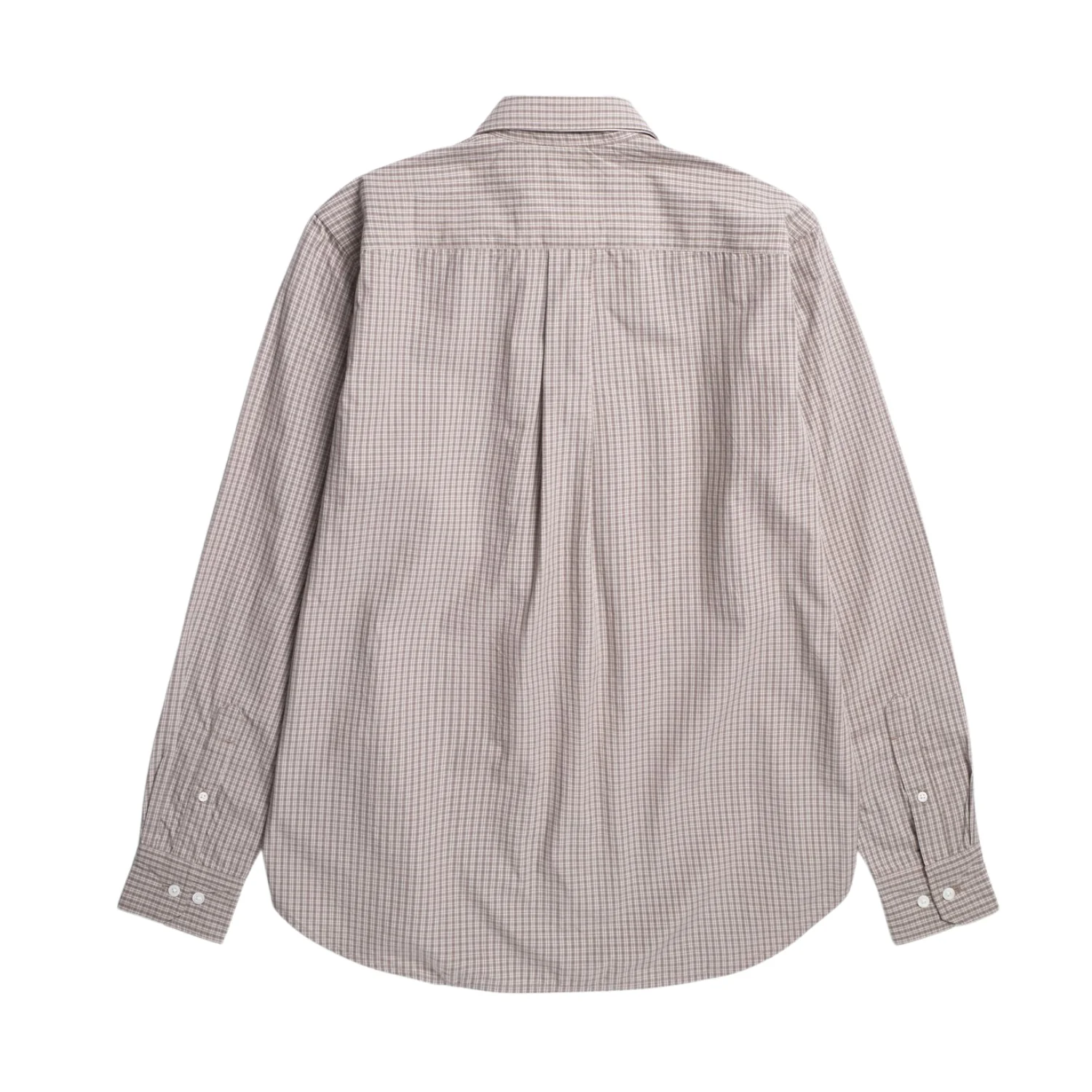 Ole Oversize Poplin Check Shirt - Walnut - Image 2