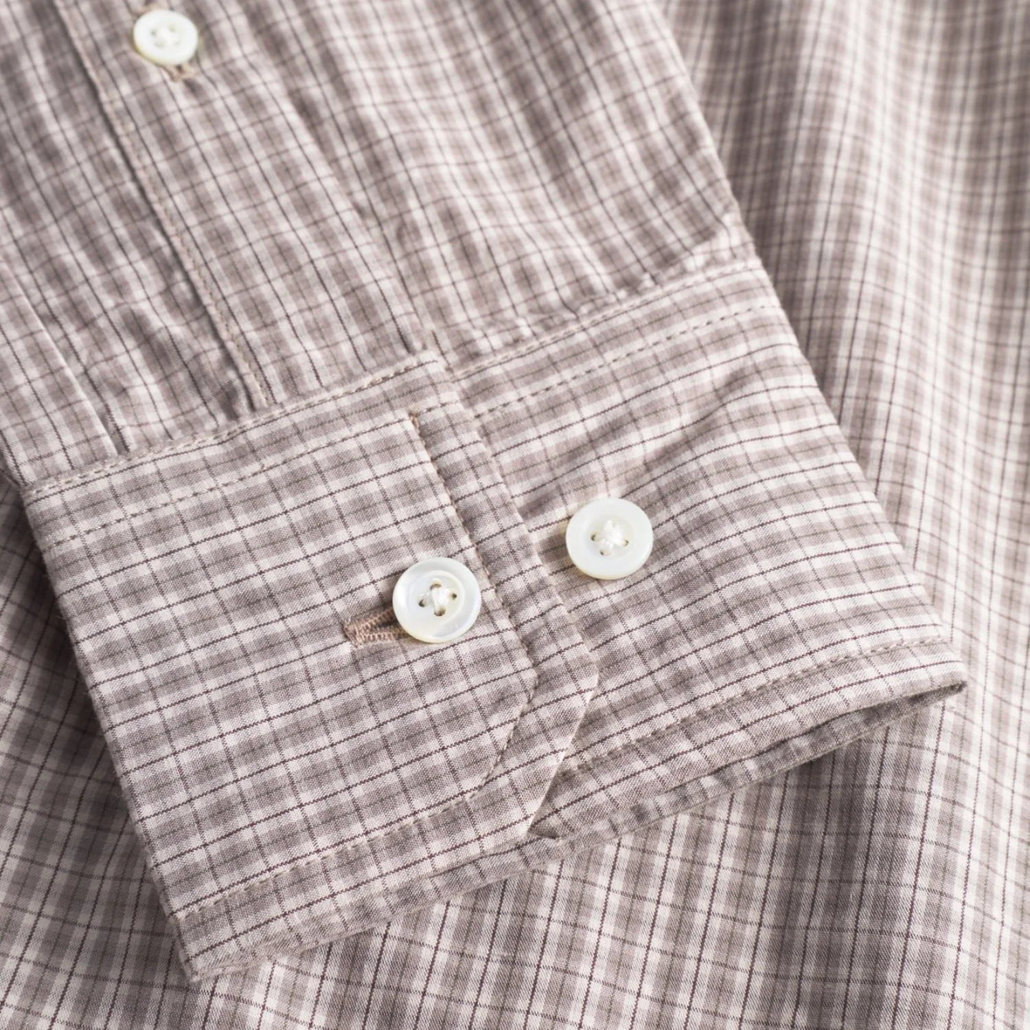 Ole Oversize Poplin Check Shirt - Walnut - Image 4