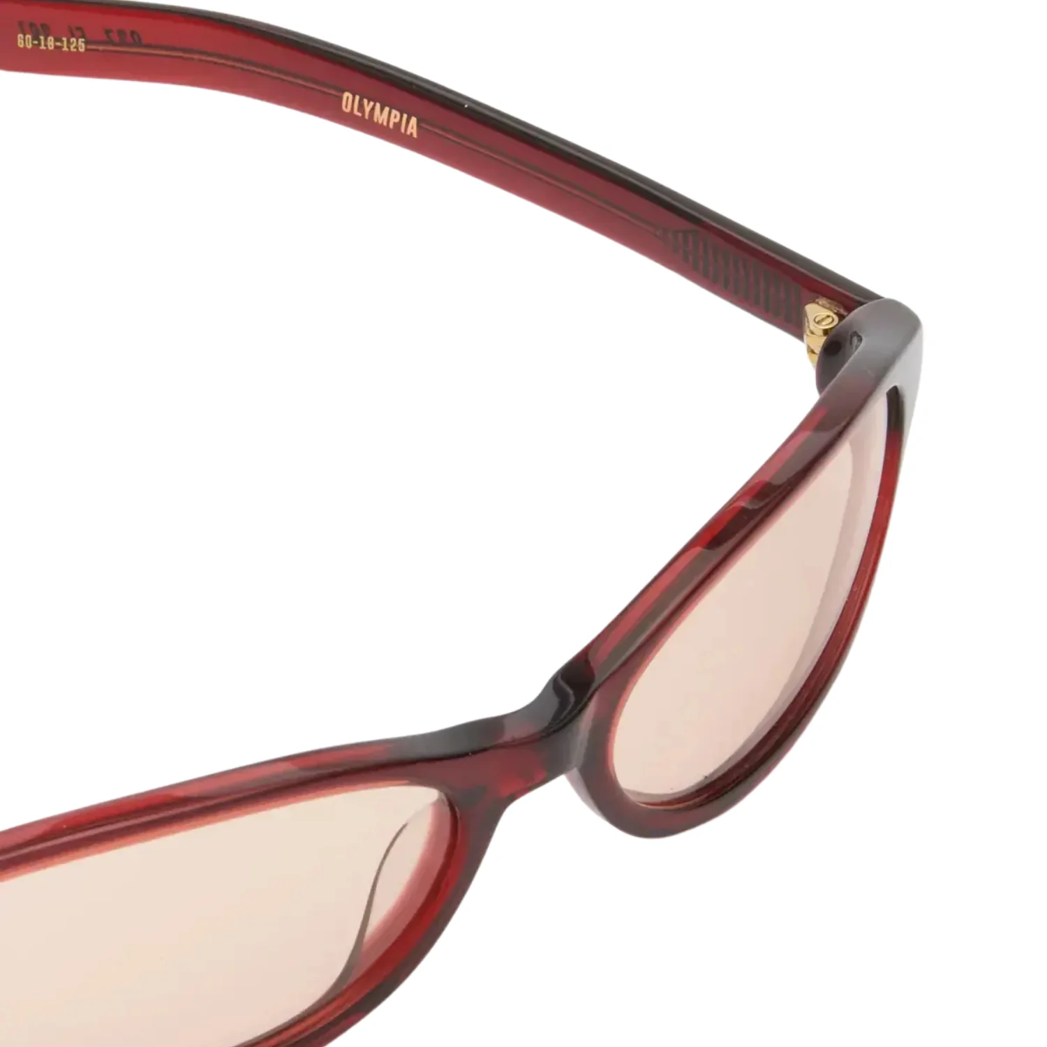 OLYMPIA - Crystal Burgundy / Solid Peach Lens - Image 3