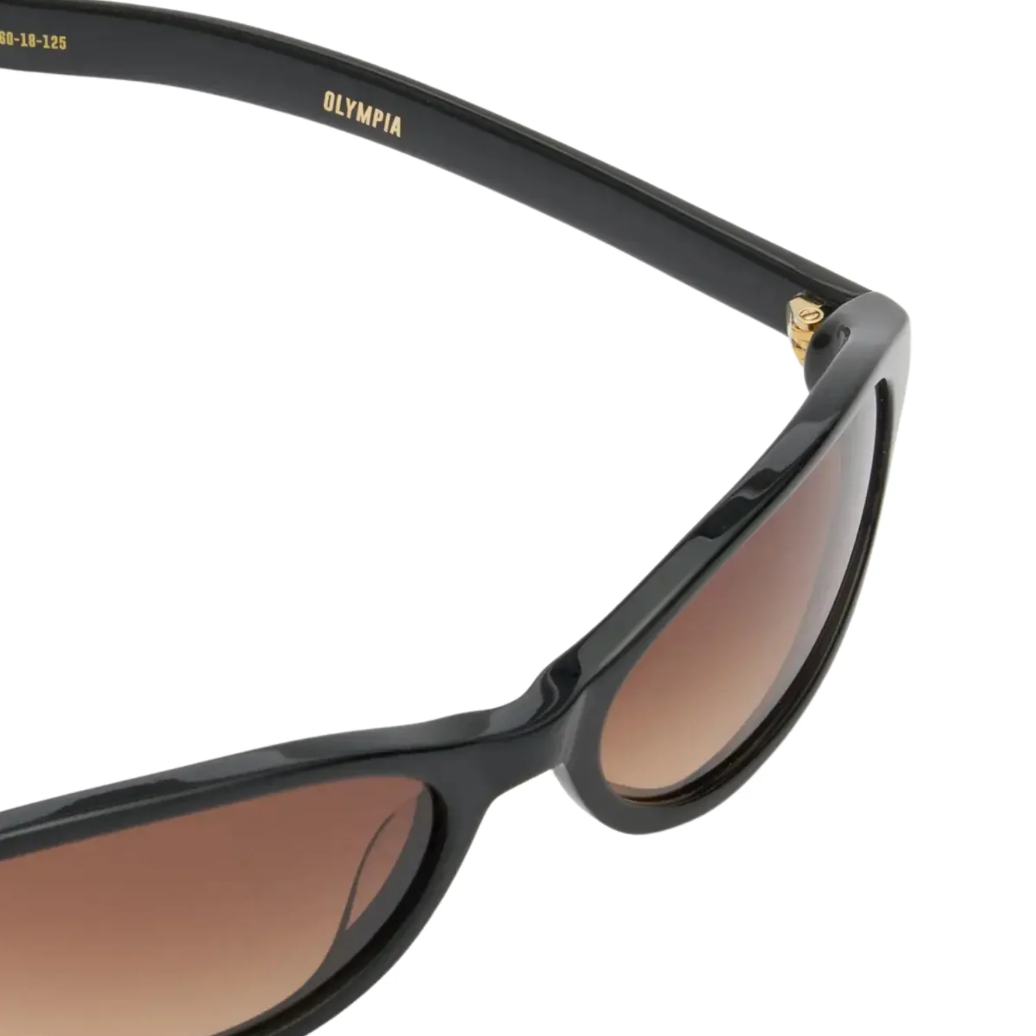 OLYMPIA - Solid Black / Brown Gradient Lens - Image 3