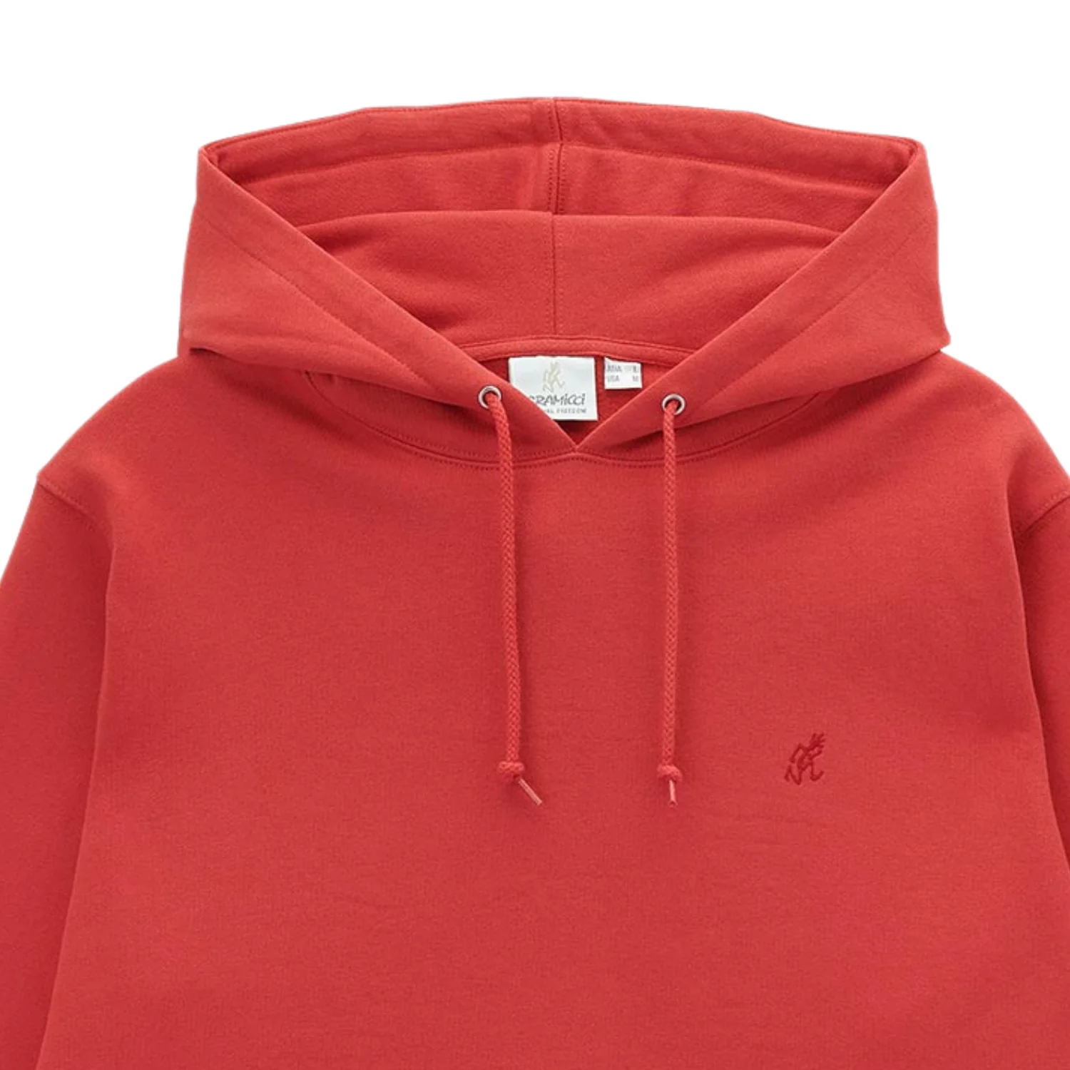 One Point Hooded Sweatshirt - Crimson Red - Image 2