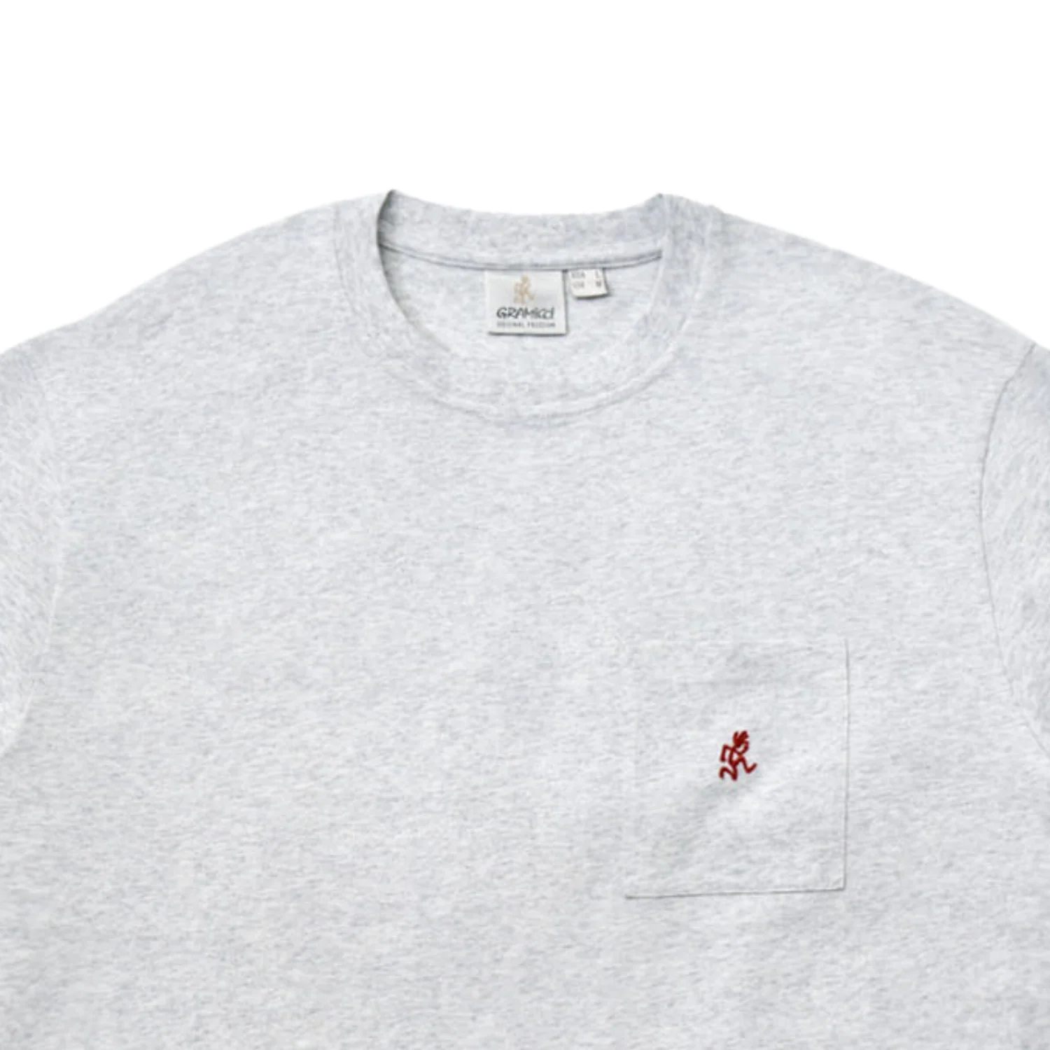 One Point Tee - Grey Heather - Image 2