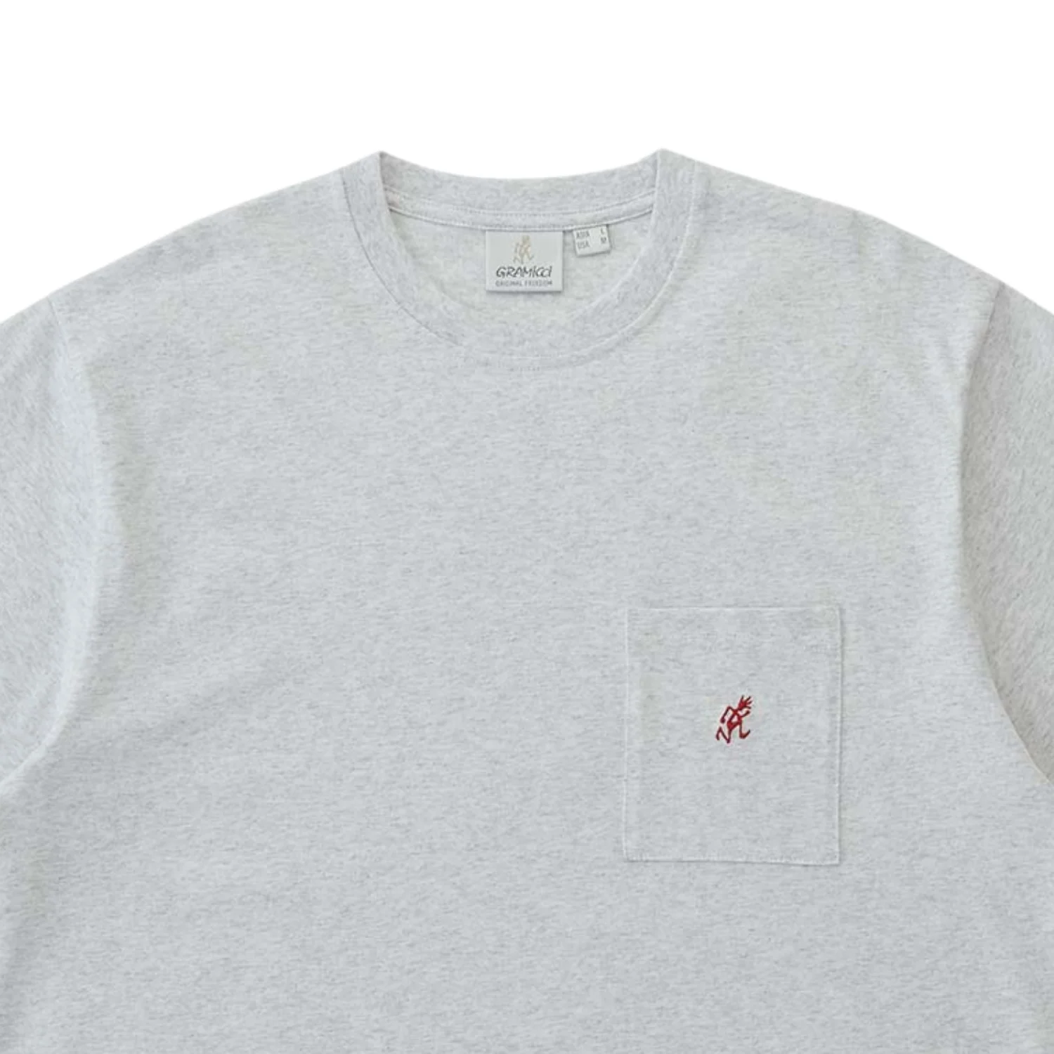 One Point Tee - Heather Ash - Image 2