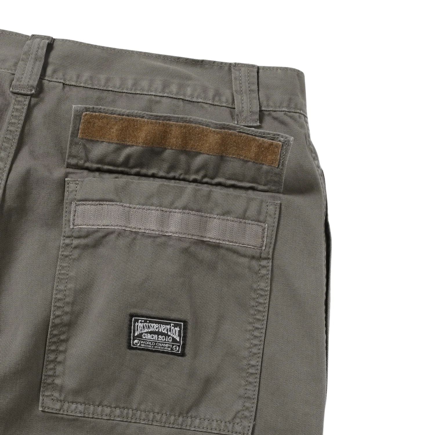 Paneled Overdyed Pant - Grey - Image 3