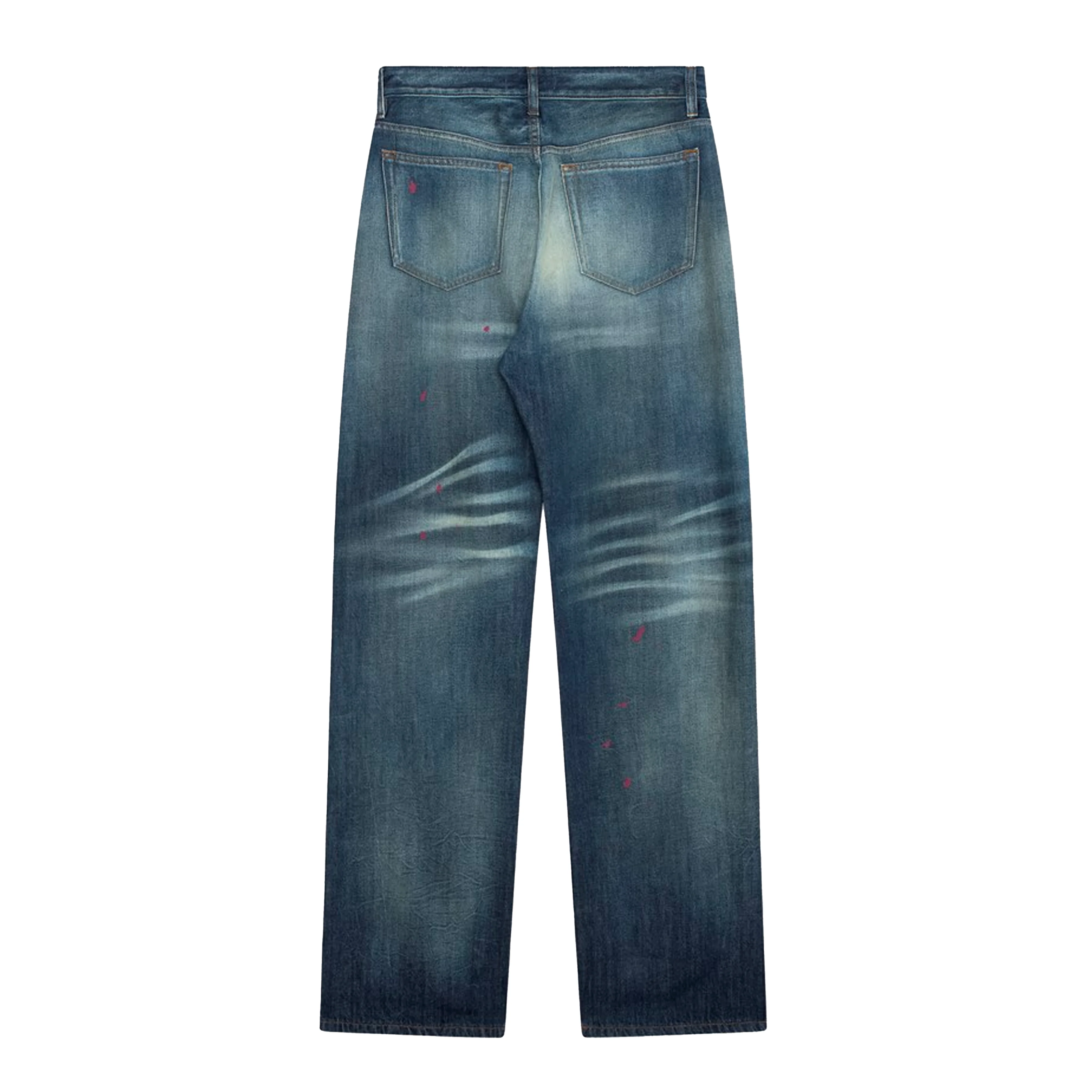 Paulo Loose Leg Distressed Paint Wash - Image 2