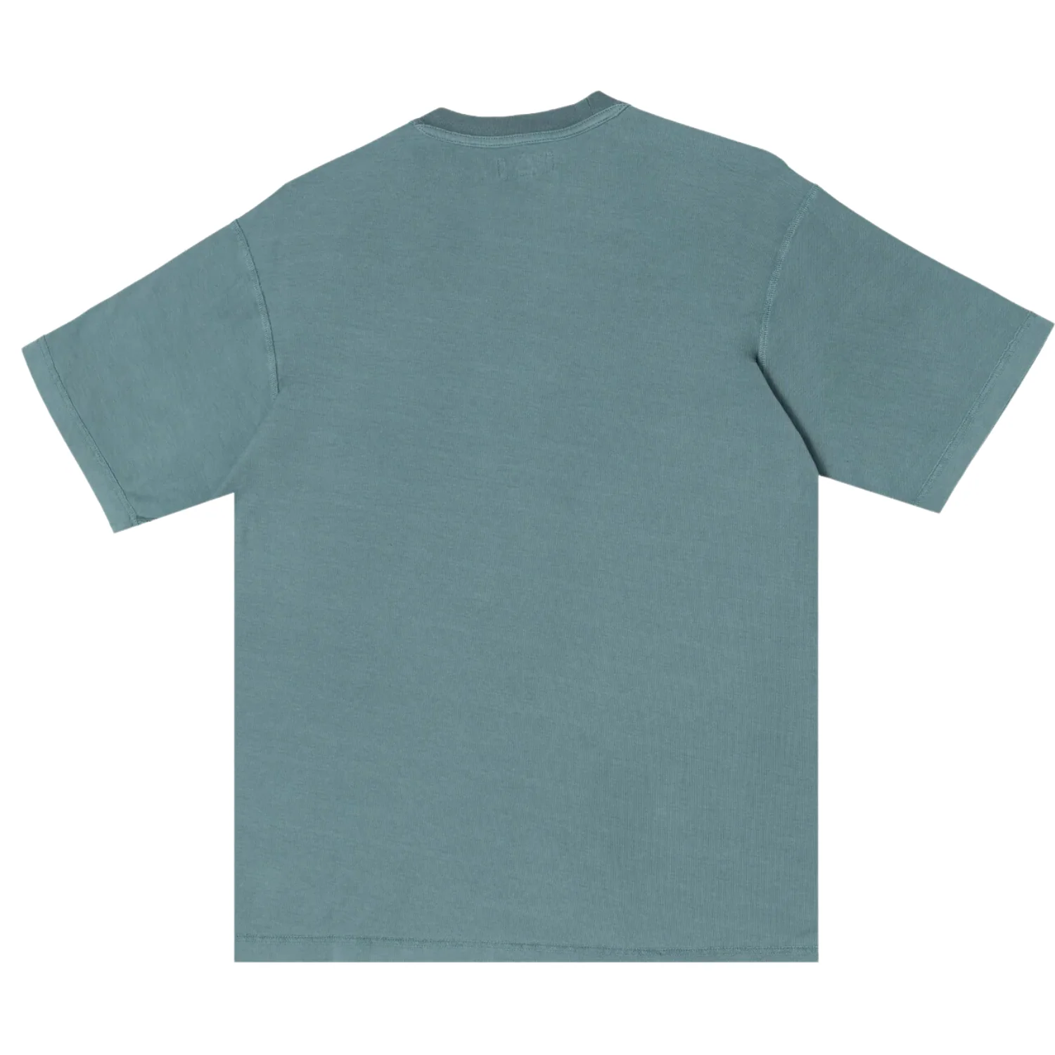 Pig Dyed Inside Out Crew Tee Teal - Image 2