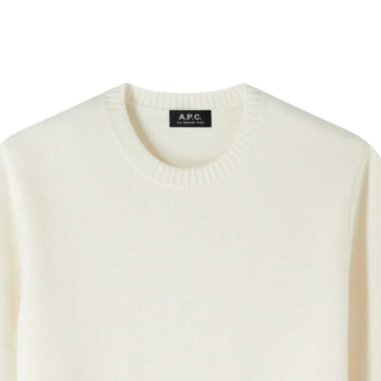 Pull Col Rond - Ecru - Image 2