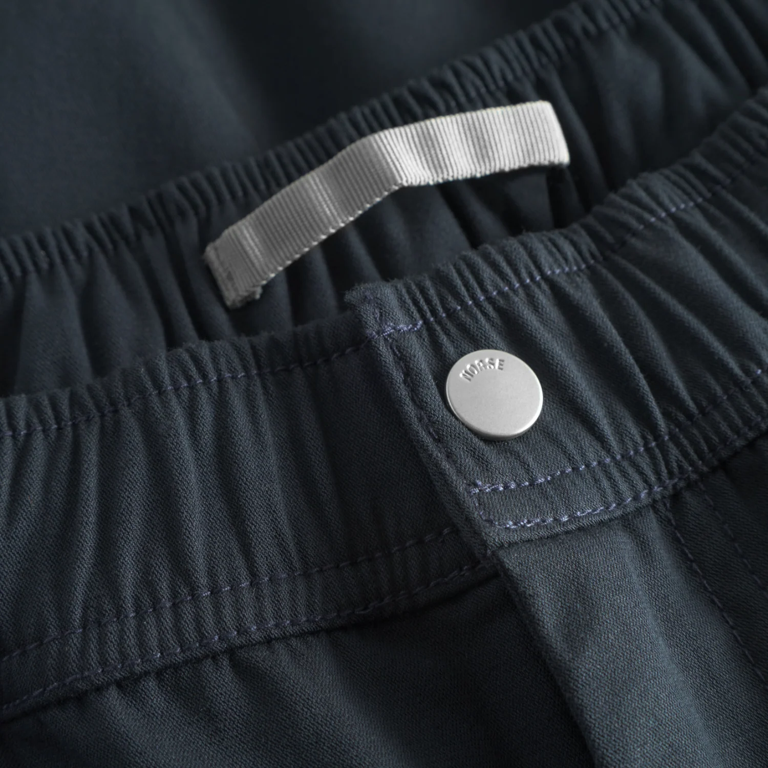 Ragnar Fine Broken Twill Shorts - Dark Navy - Image 3