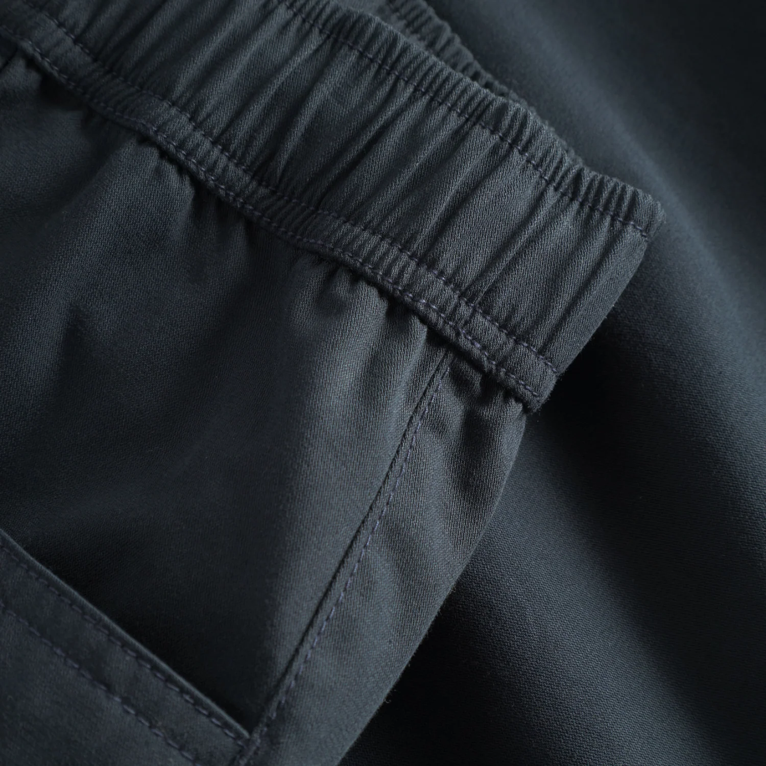 Ragnar Fine Broken Twill Shorts - Dark Navy - Image 4