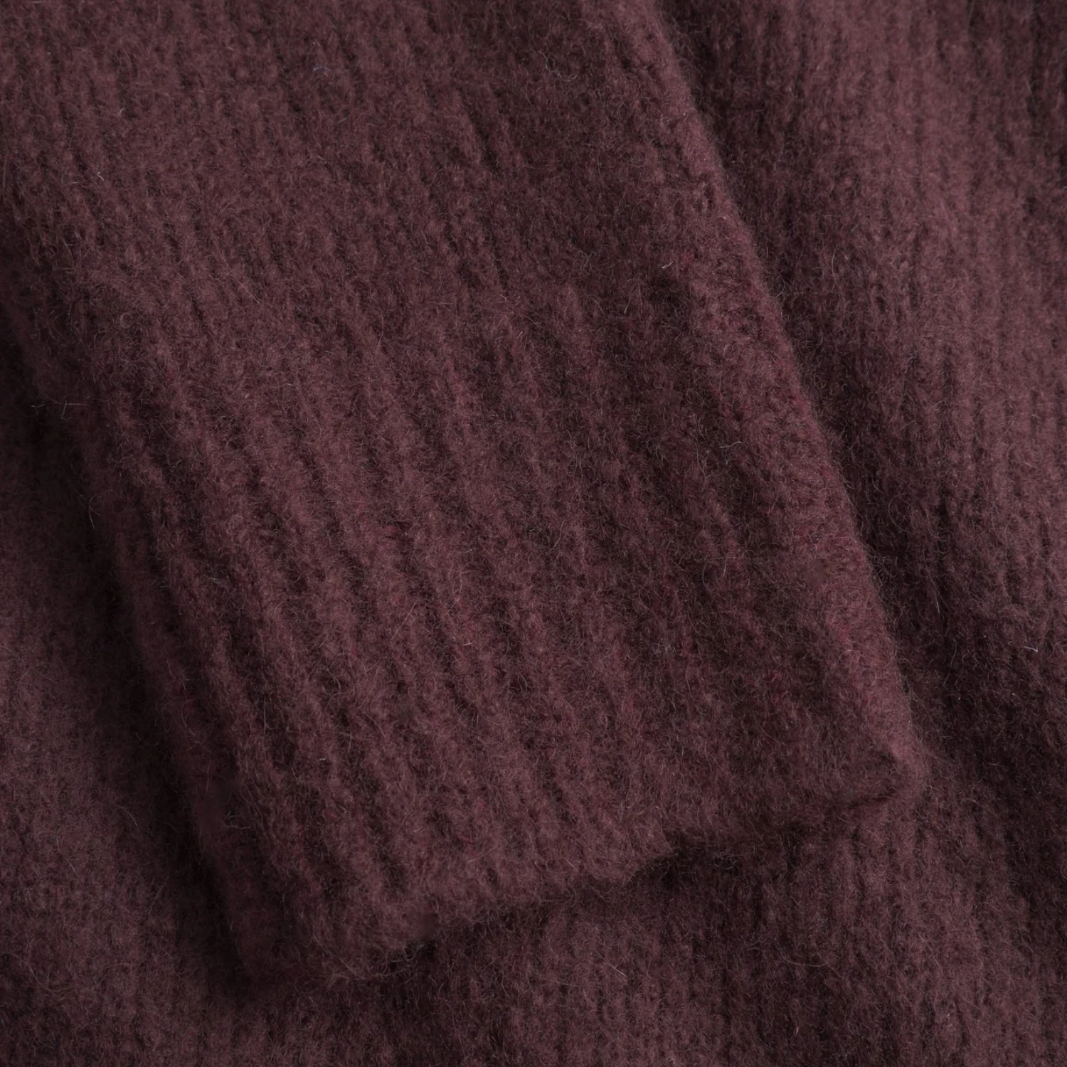 Rasmus Relaxed Brushed Polo - Mahogany - Image 4