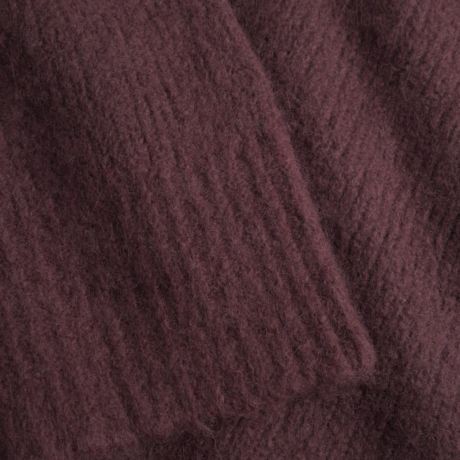 Rasmus Relaxed Brushed Polo - Mahogany - Image 5