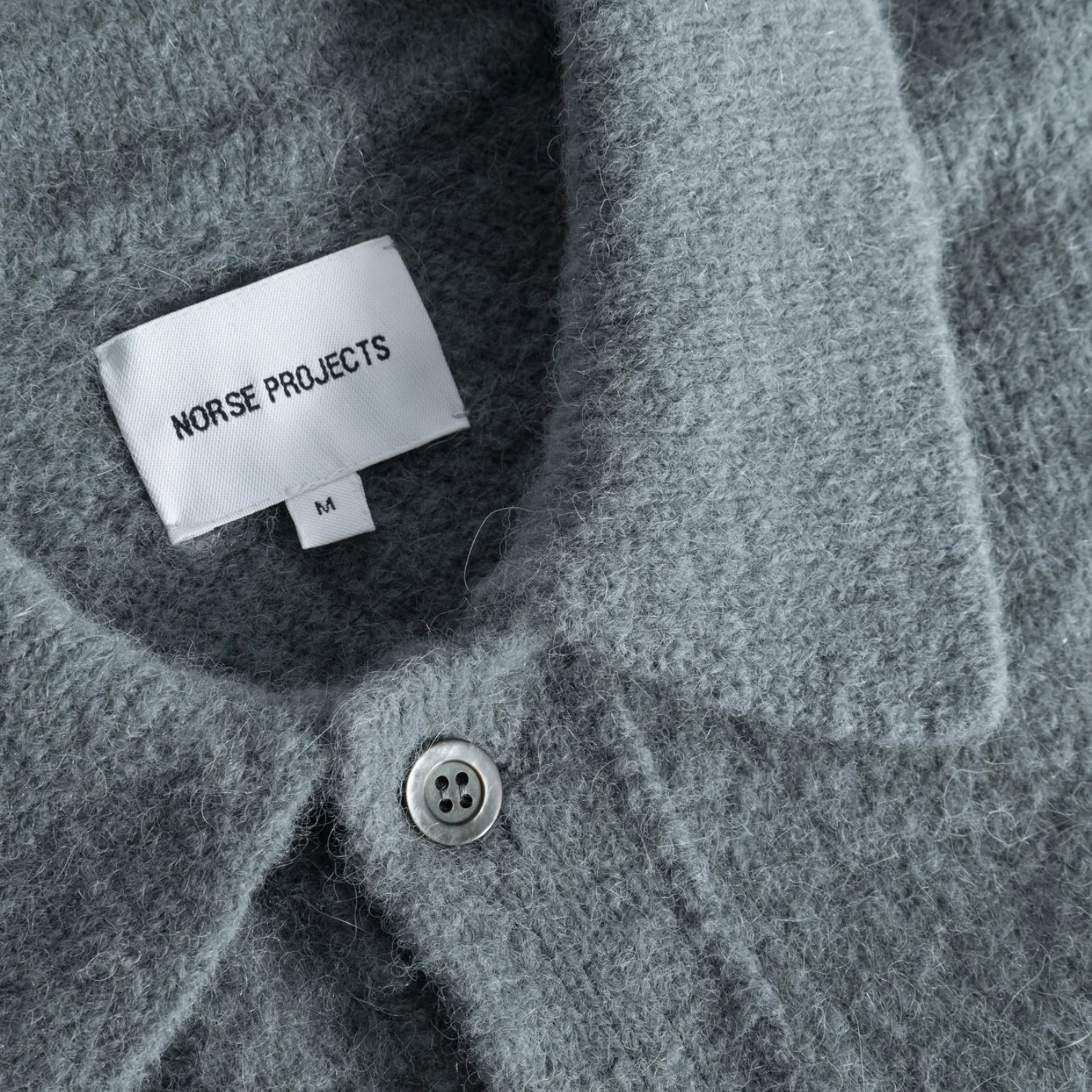 Rasmus Relaxed Brushed Polo - Mouse Grey - Image 4