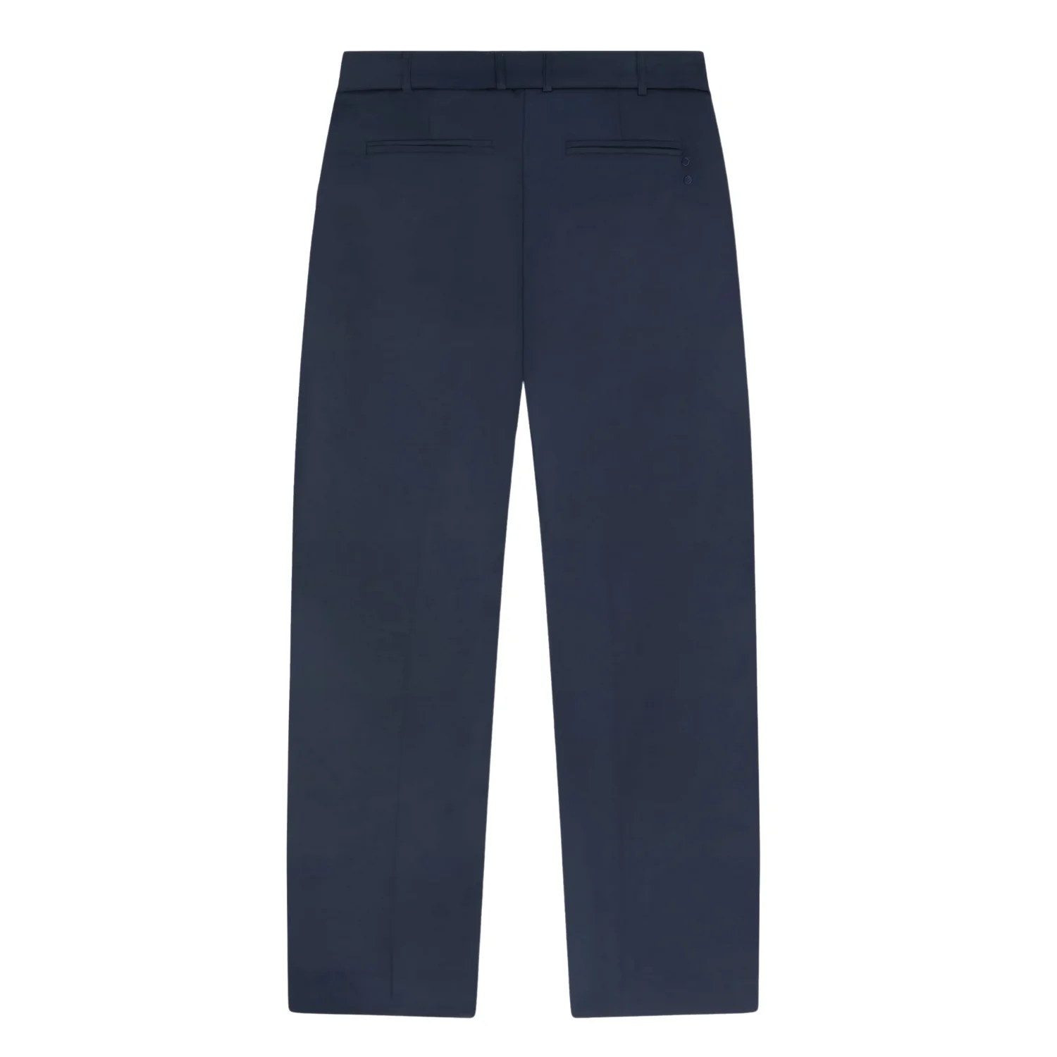 Relaxed Belted Trouser - Navy - Image 2