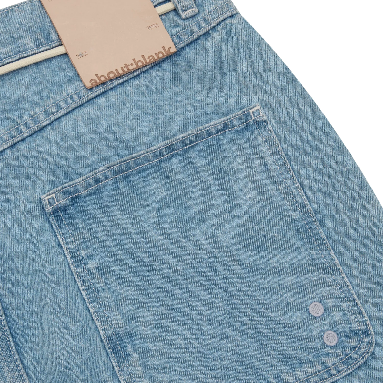 Relaxed Denim Jean - Light Blue Wash - Image 4