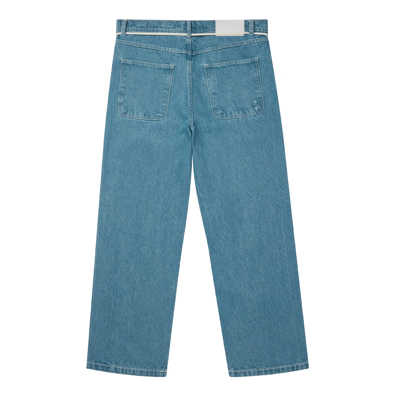 Relaxed Denim Jean - Mid Wash - Image 2