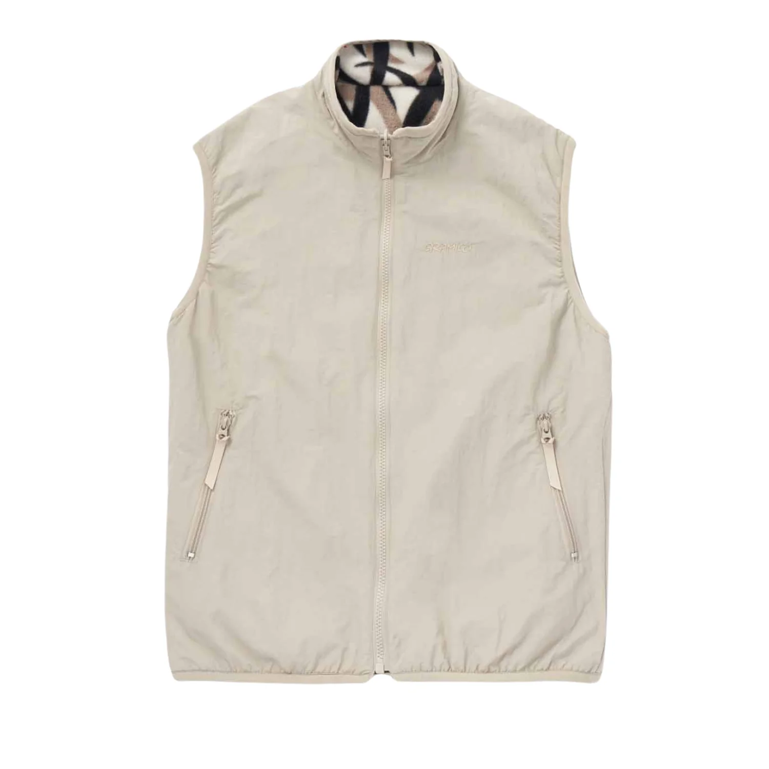 Reversible Fleece Vest - Tribal Snow - Image 2