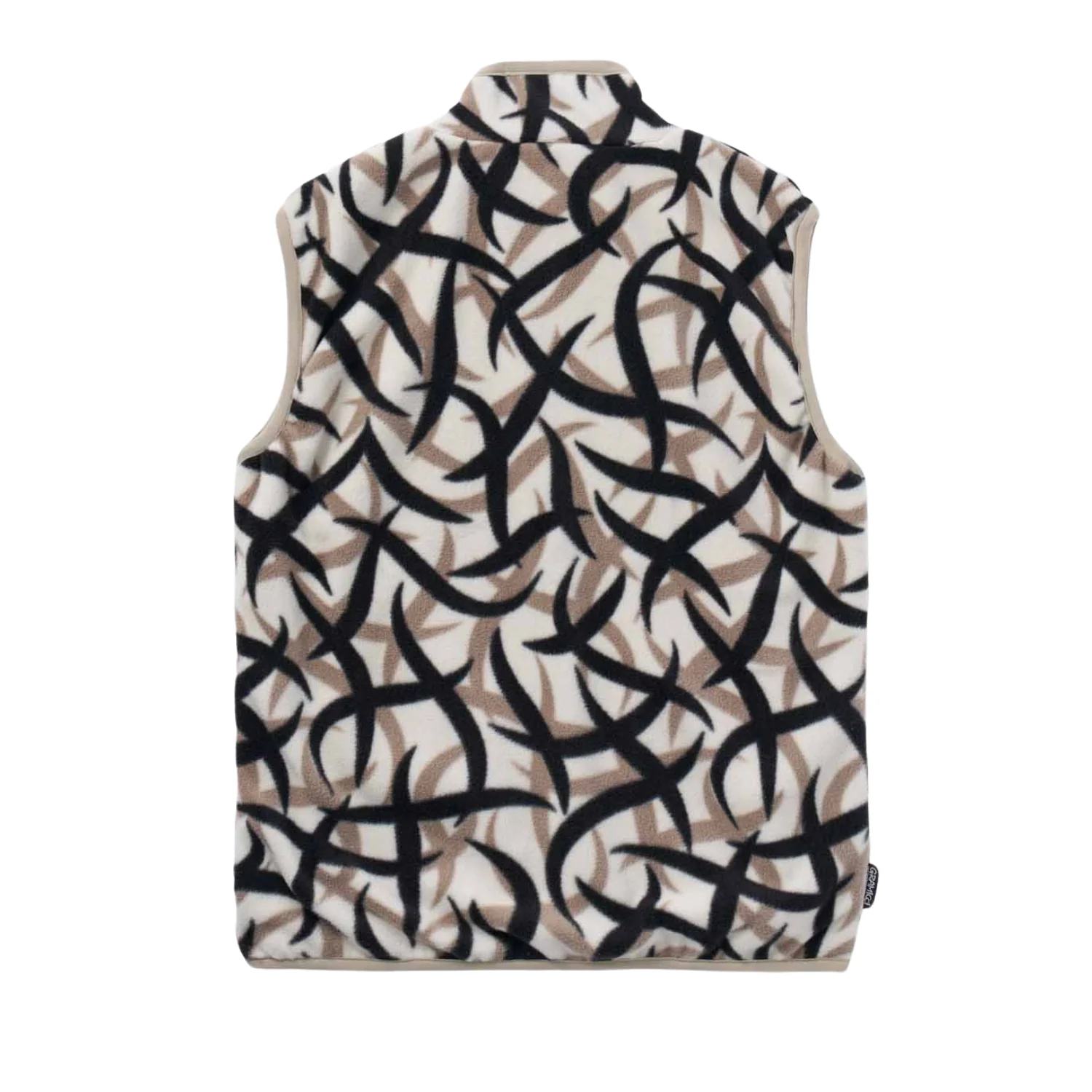 Reversible Fleece Vest - Tribal Snow - Image 3