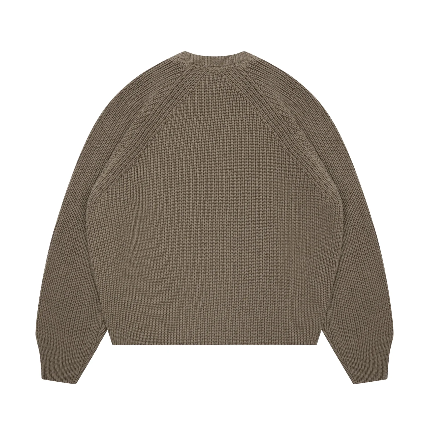 Rib Mock Neck Crew - Sage - Image 2