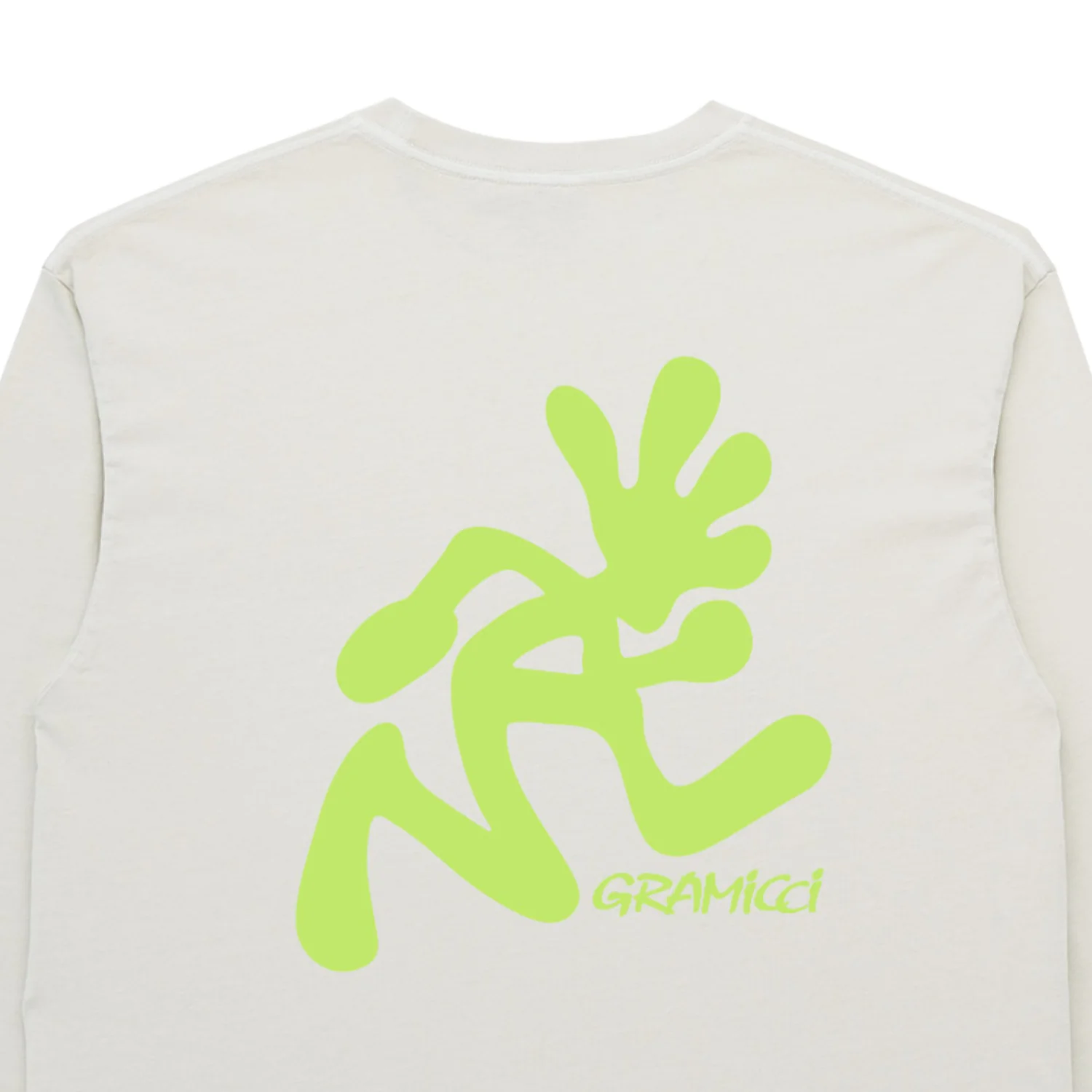 Running Man L/S Tee Pigment Dyed - Natural Pigment - Image 2