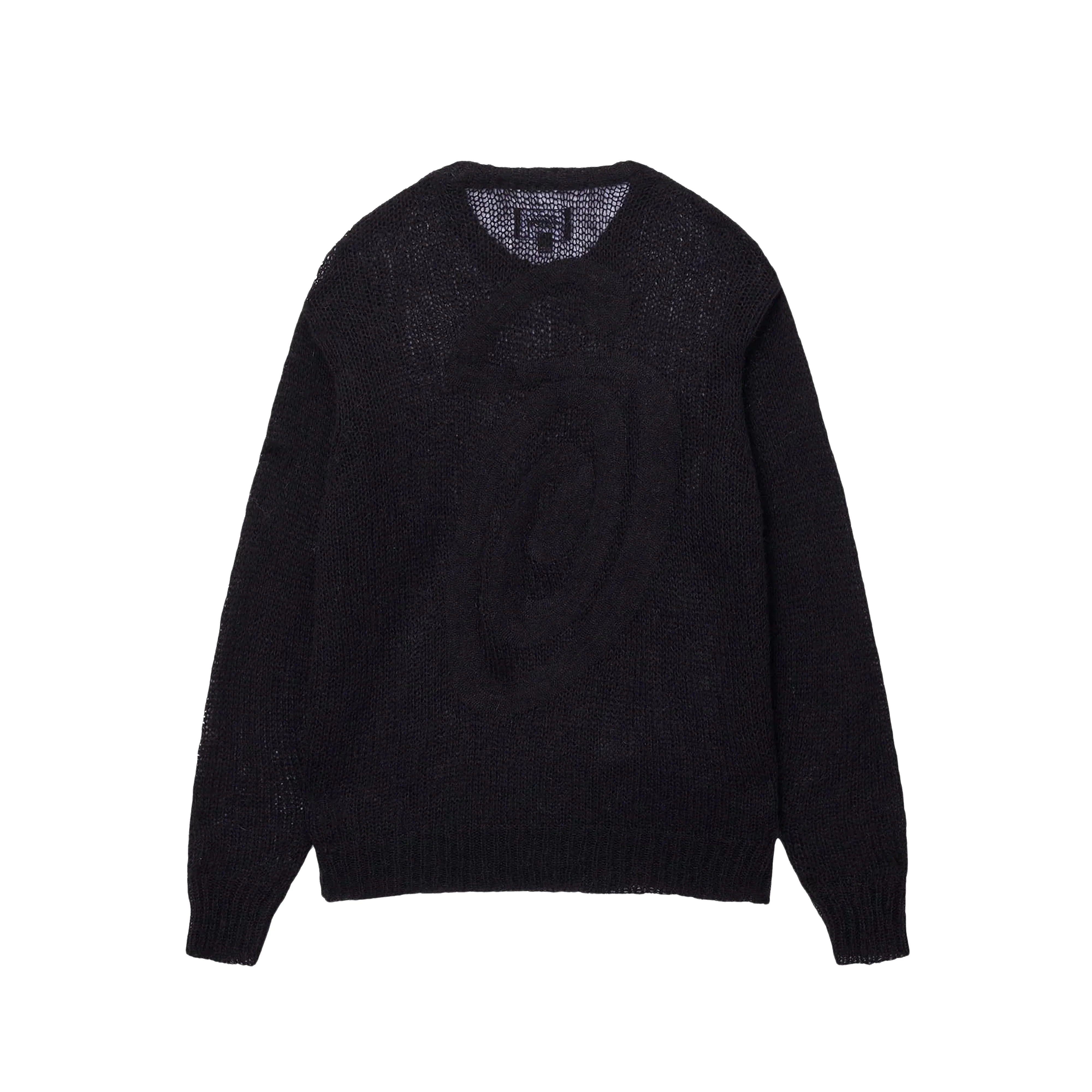 S Loose Knit Sweater Black - Image 2
