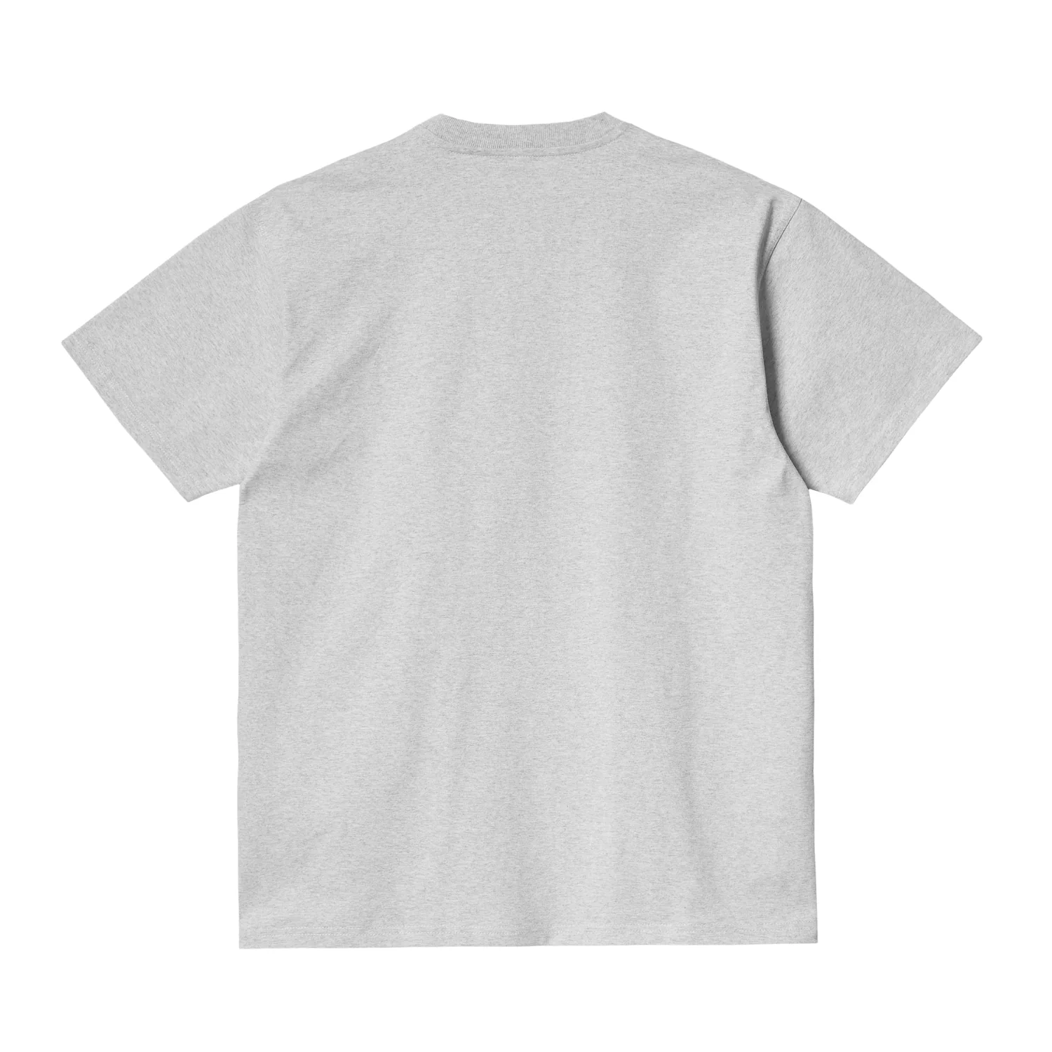 S/S American Script T-Shirt - Ash Heather - Image 2