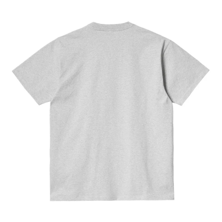American Script T-Shirt - Grey Heather - Image 2