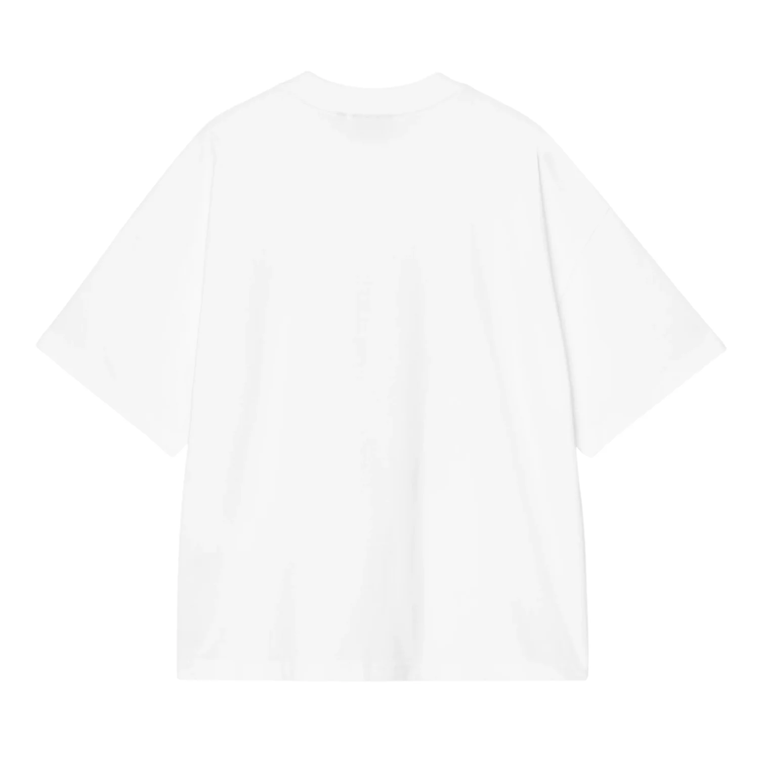 S/S Hackwork T-Shirt - White Heavy Stone Wash - Image 2
