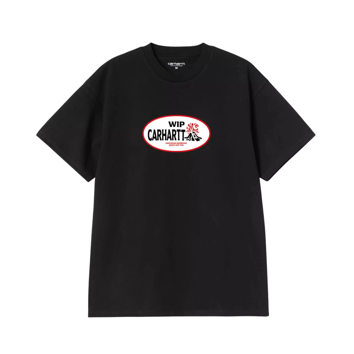 S/S Harlequin BBQ T-Shirt - Black - Image 2