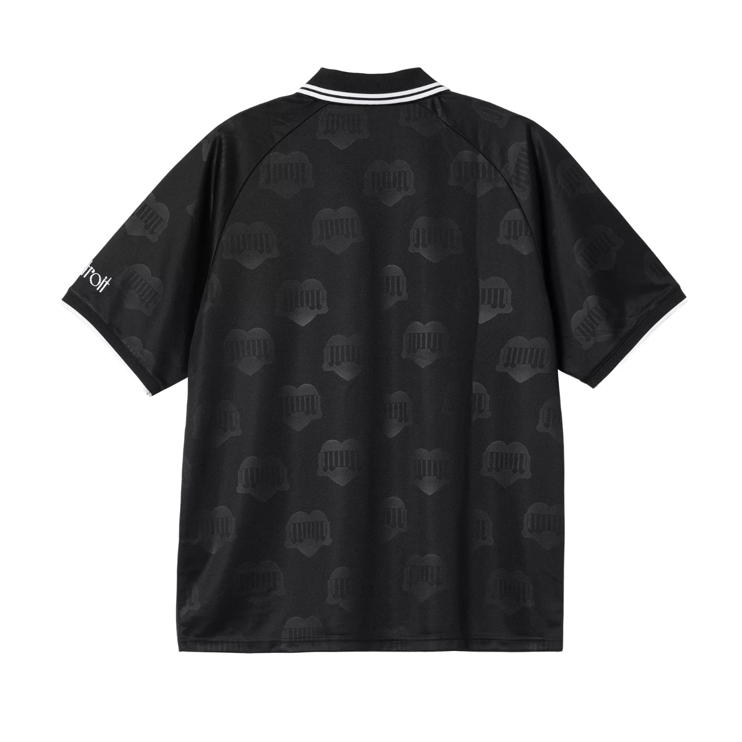 S/S Hartt's Football T-Shirt - Heart Train Jacquard/Black - Image 2