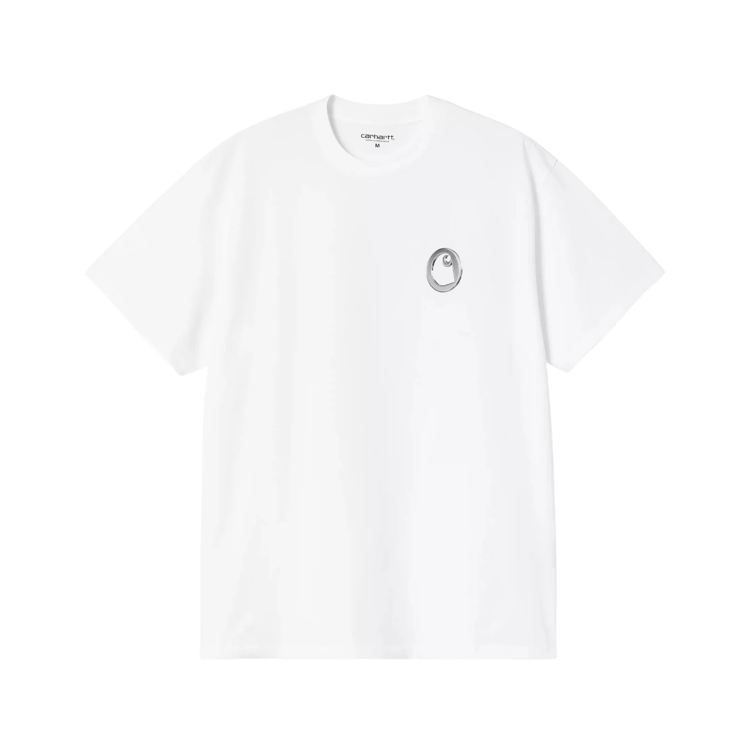 S/S Linked Charms T-Shirt - White/Silver - Image 2
