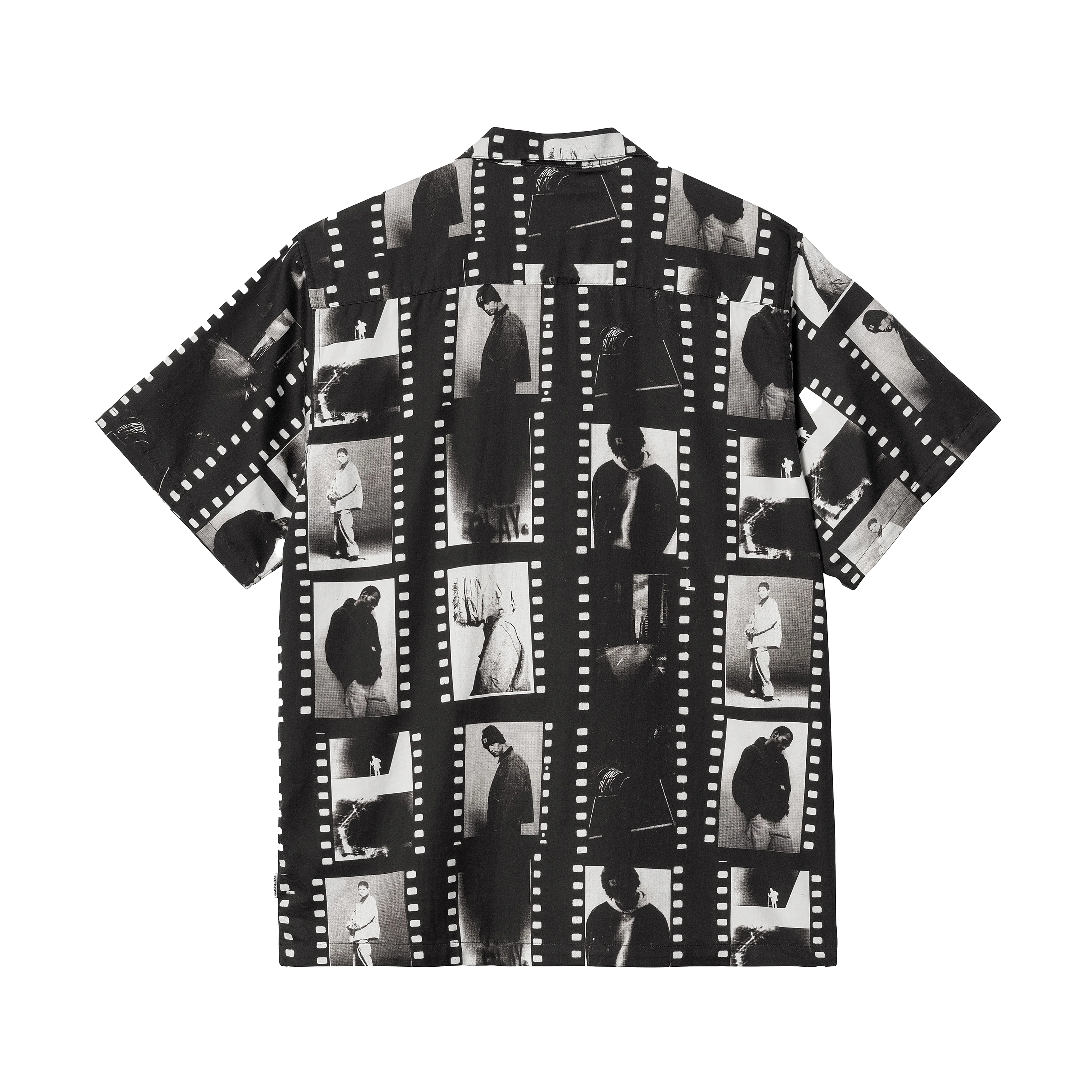 S/S Photo Strip Shirt -Black/white - Image 2