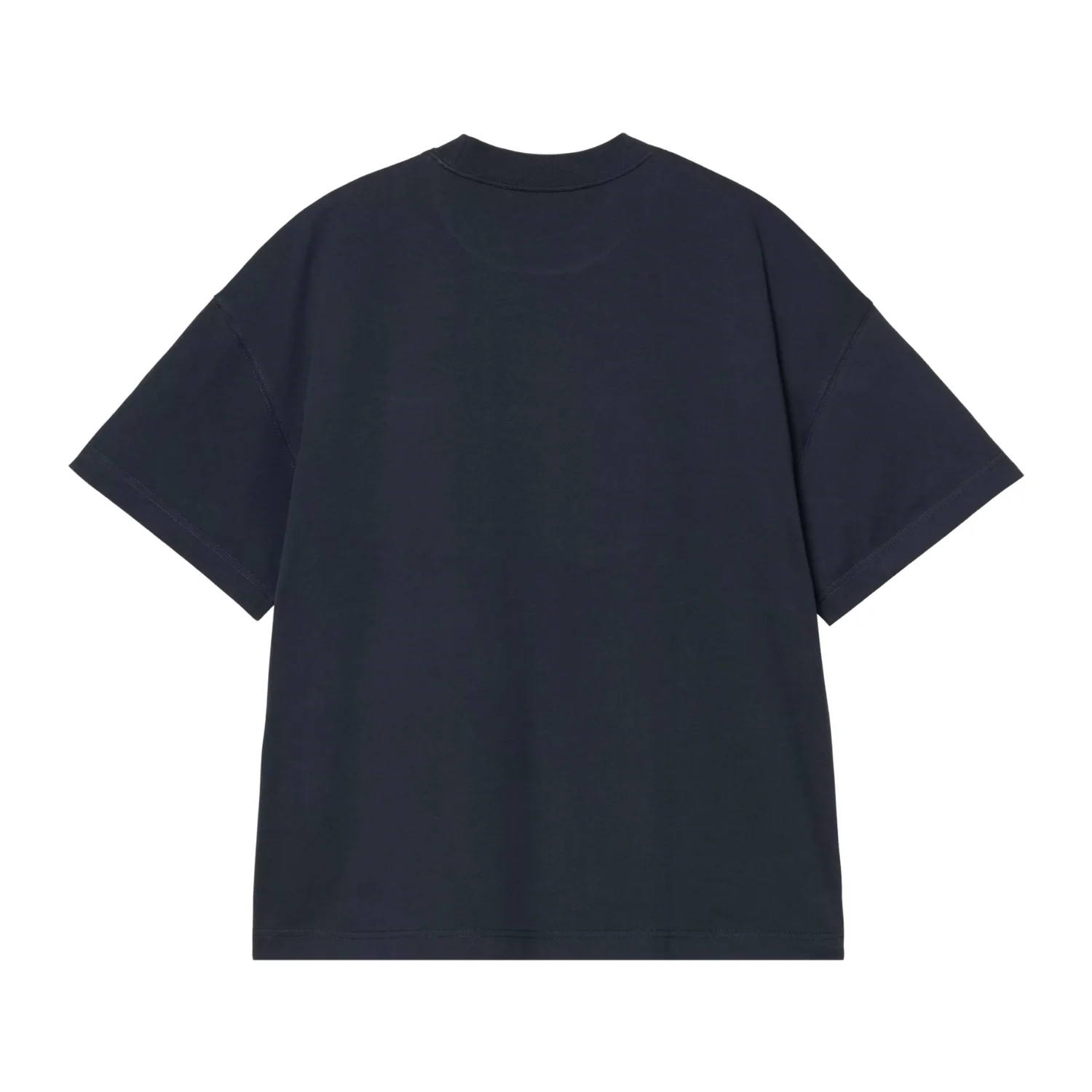 S/S Signature Script T-Shirt - Deep Night/Glassy Pink - Image 2