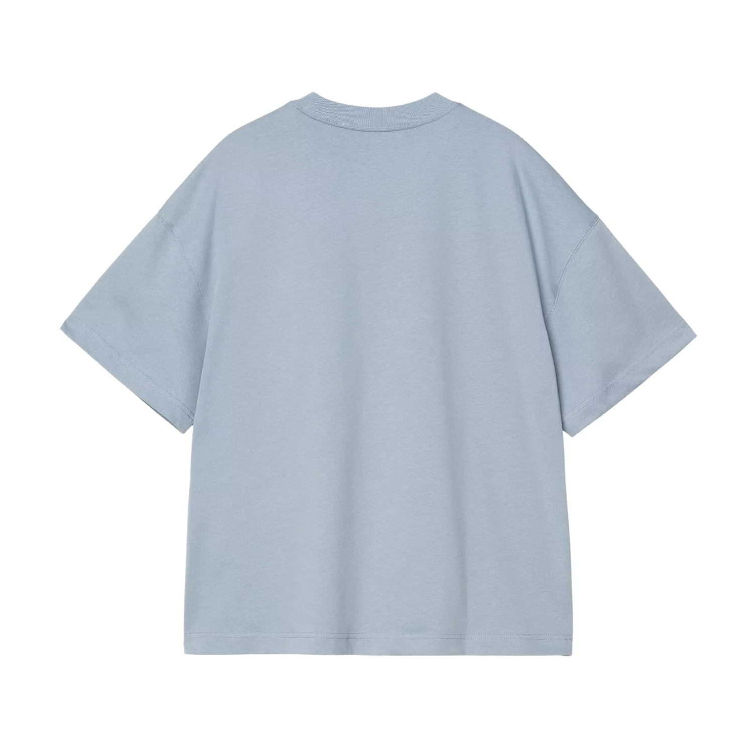 S/S Signature Script T-Shirt - Frosted Blue/White - Image 2
