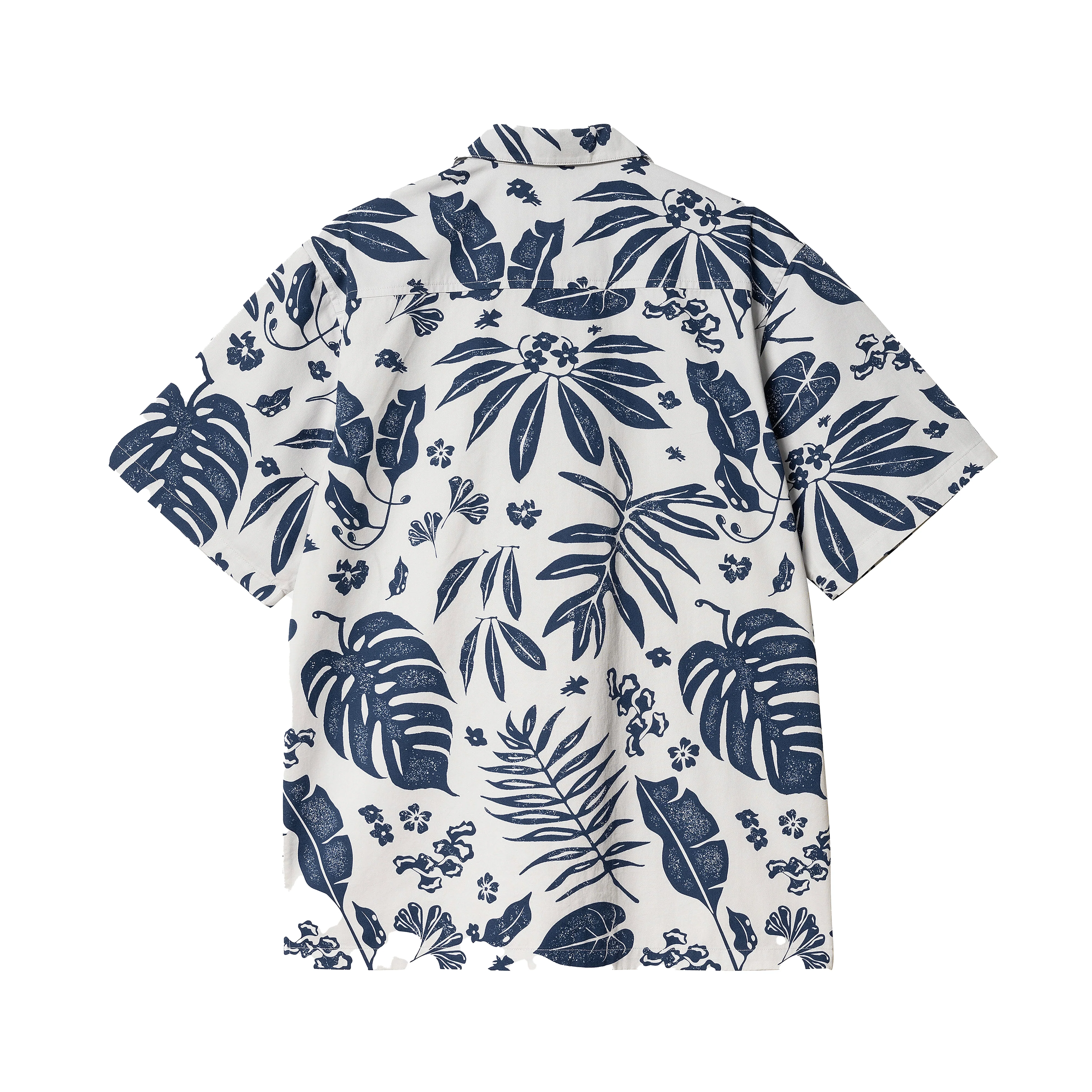 S/S Woodblock Shirt - Sonic Silver - Image 2