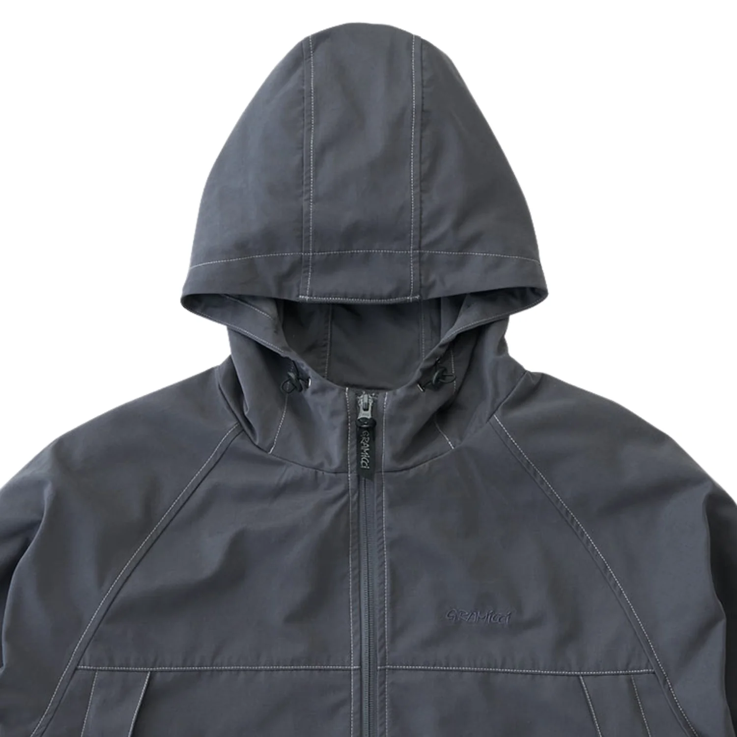 Salem Hooded Jacket - Charcoal - Image 2