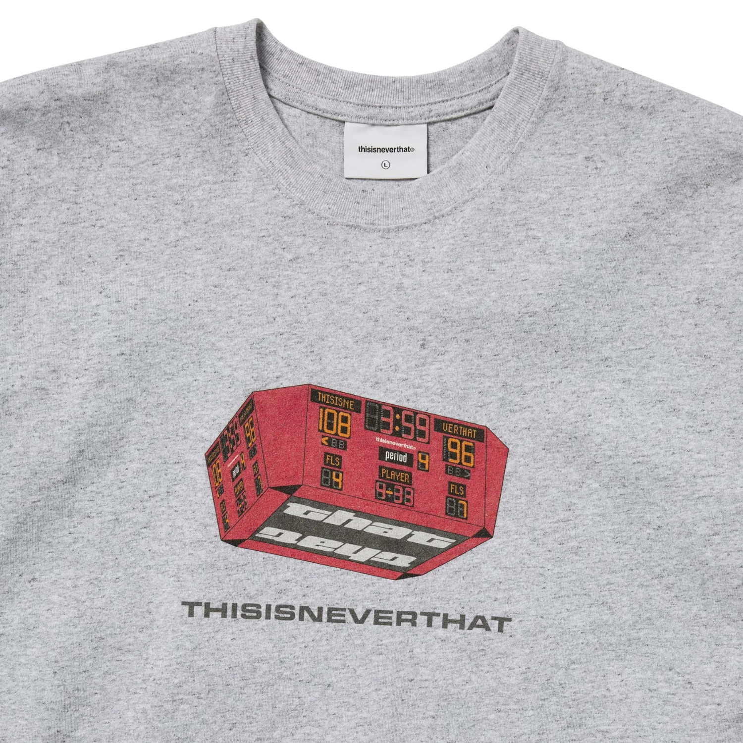 Scoreboard Tee - Heather Grey - Image 3